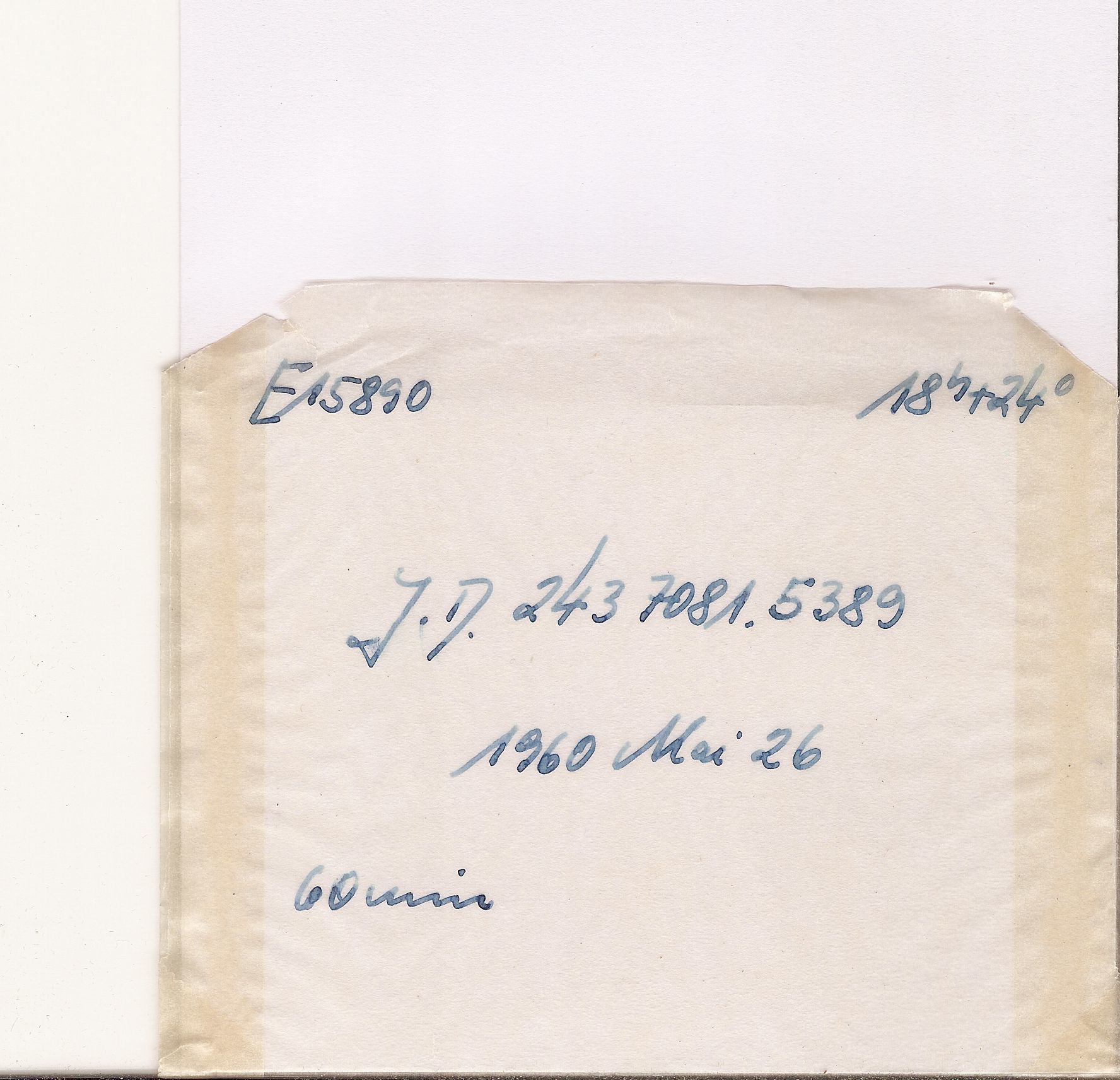 Plate envelope