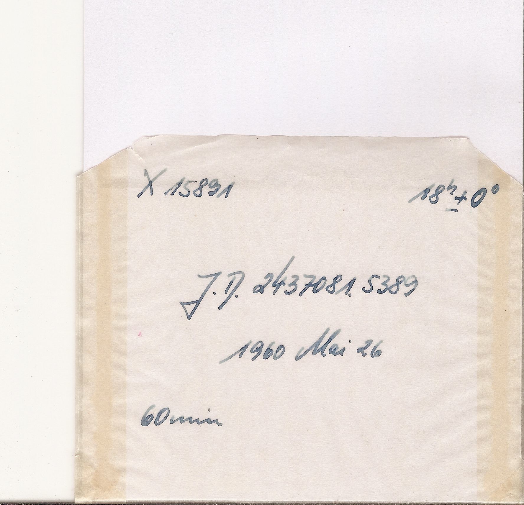 Plate envelope