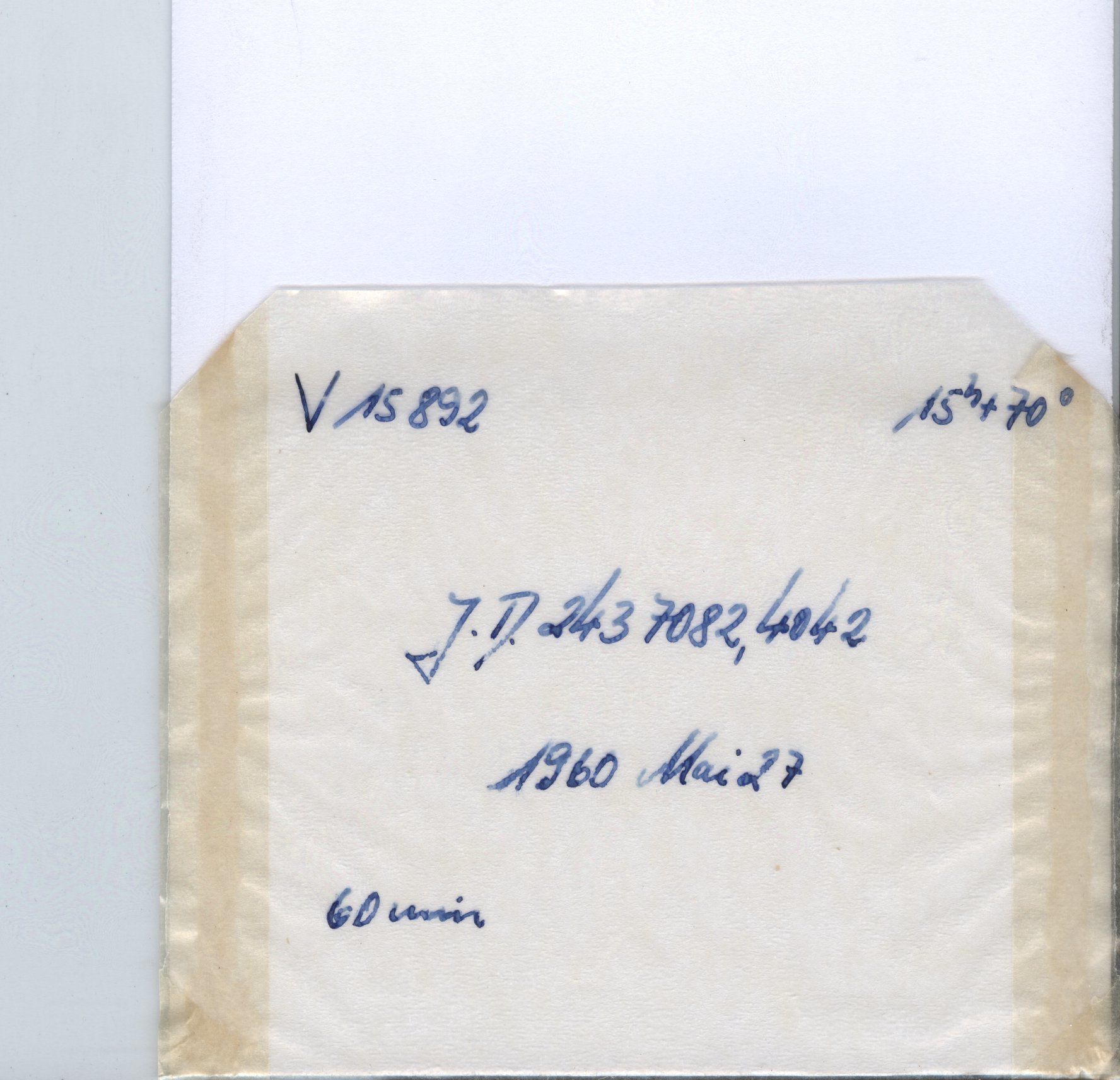 Plate envelope