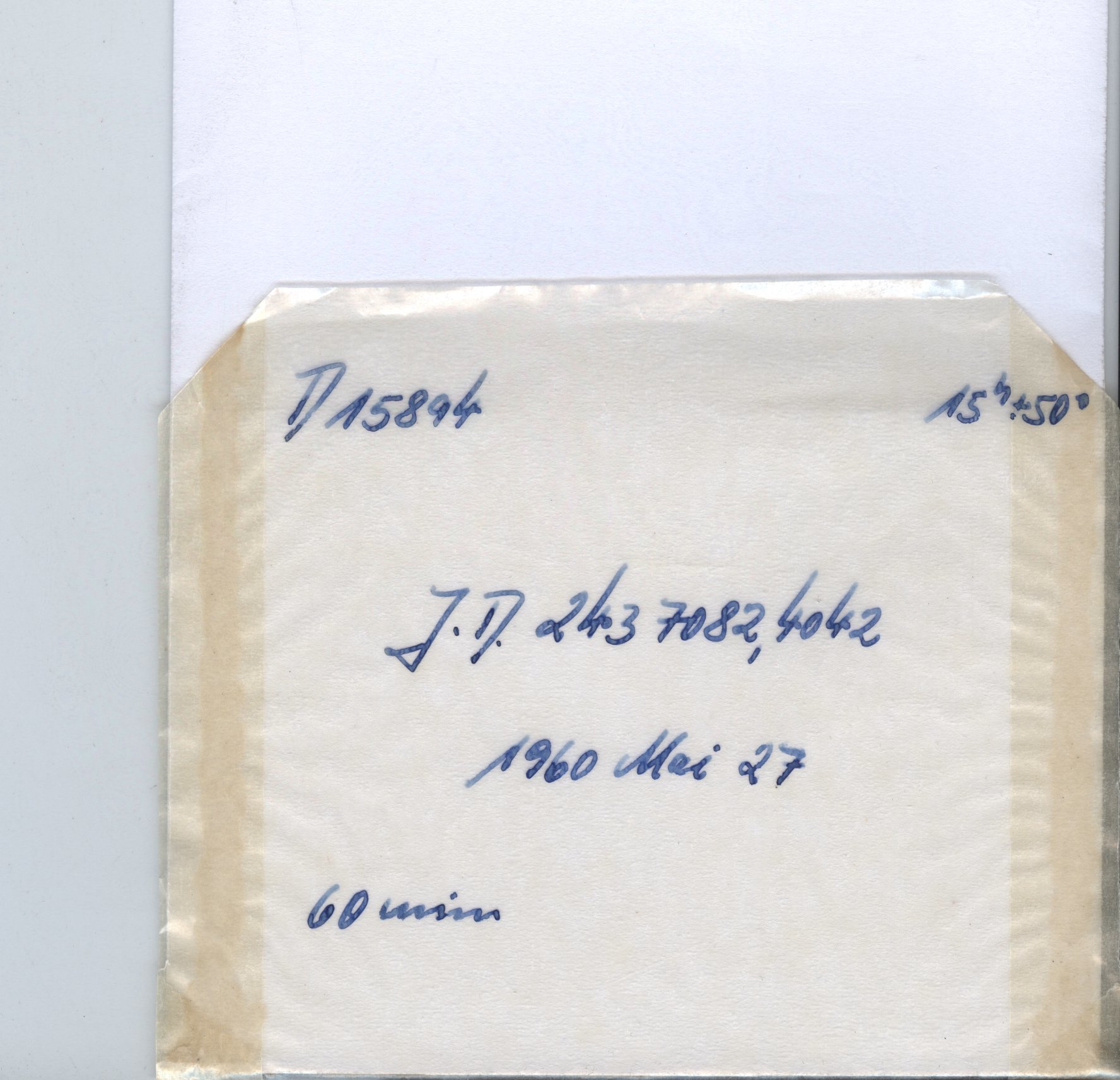 Plate envelope