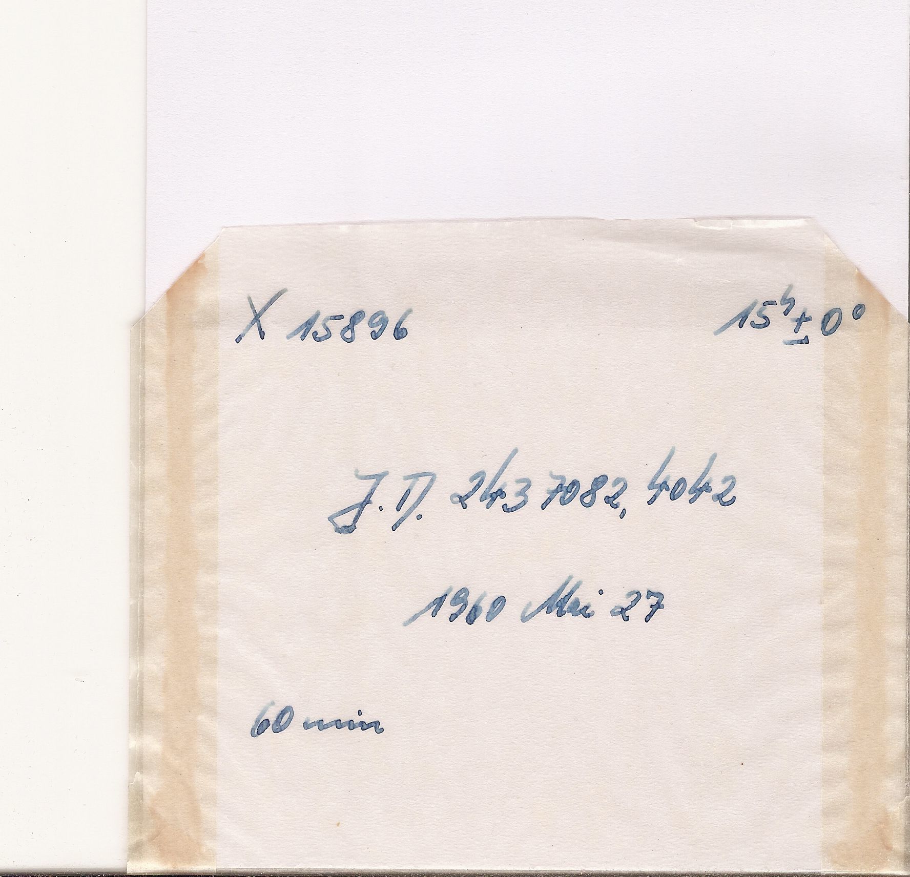 Plate envelope