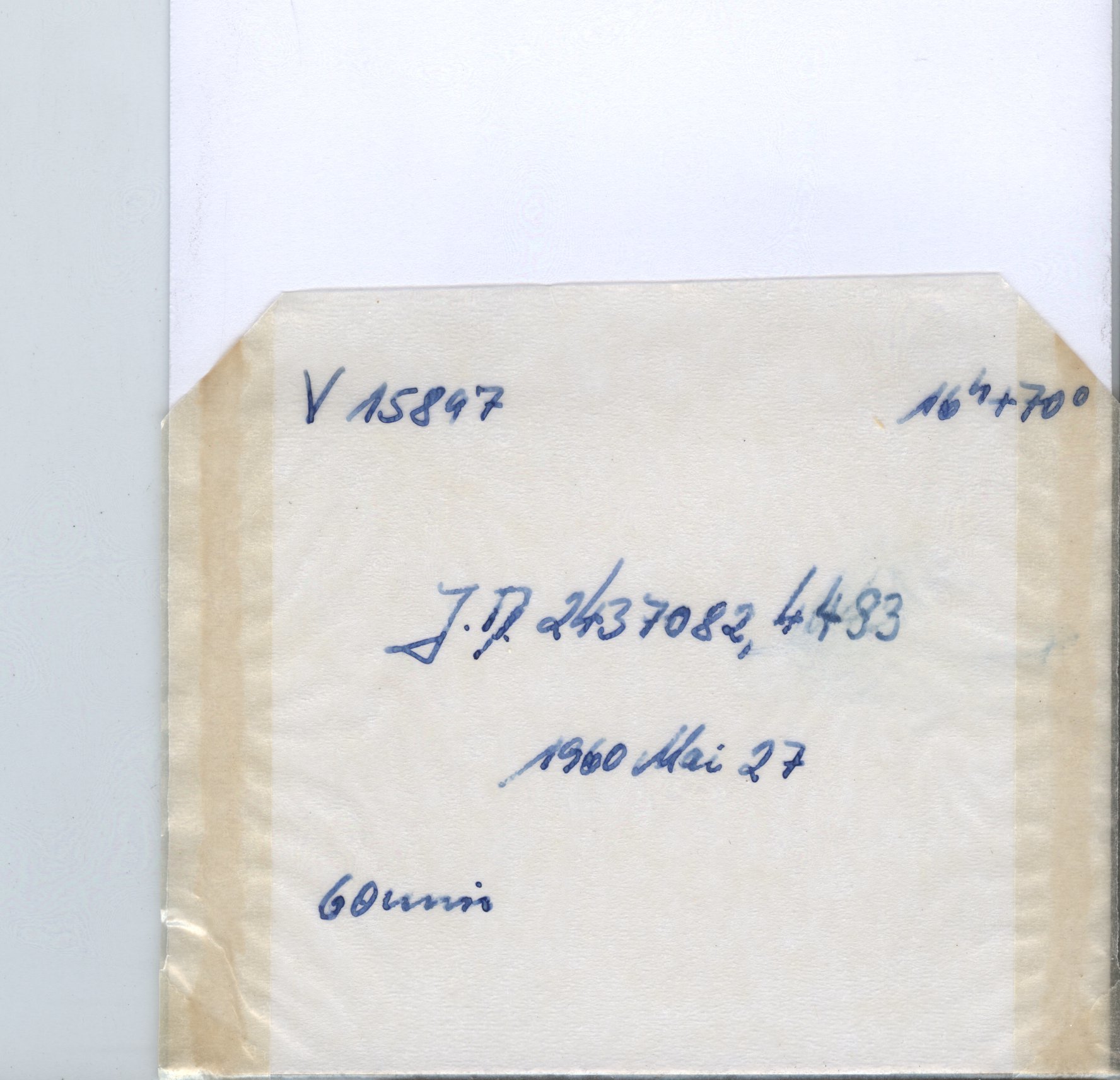 Plate envelope
