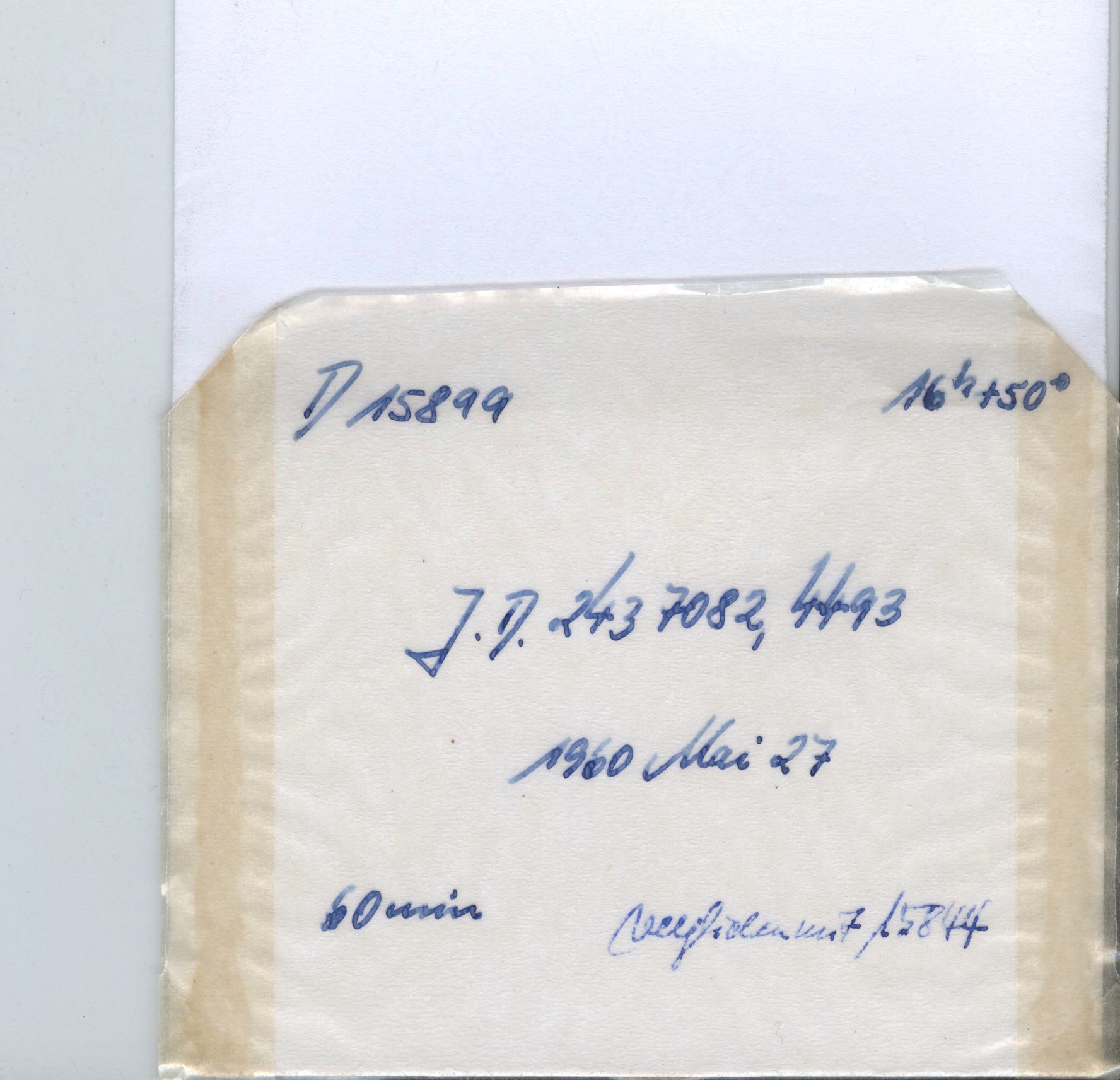 Plate envelope