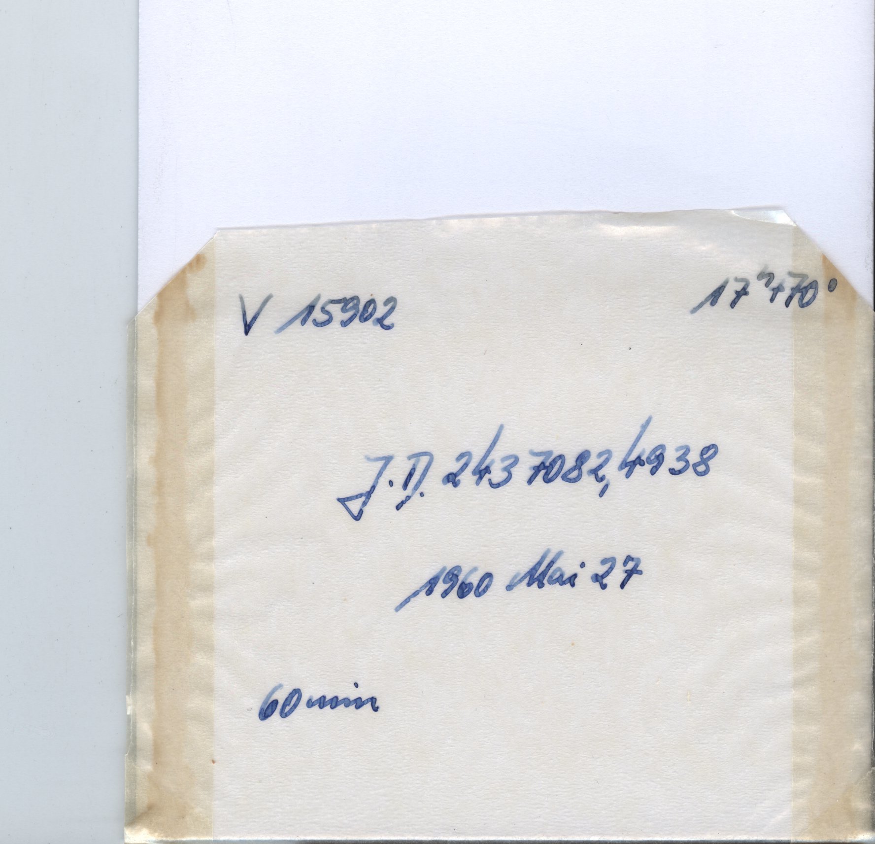 Plate envelope
