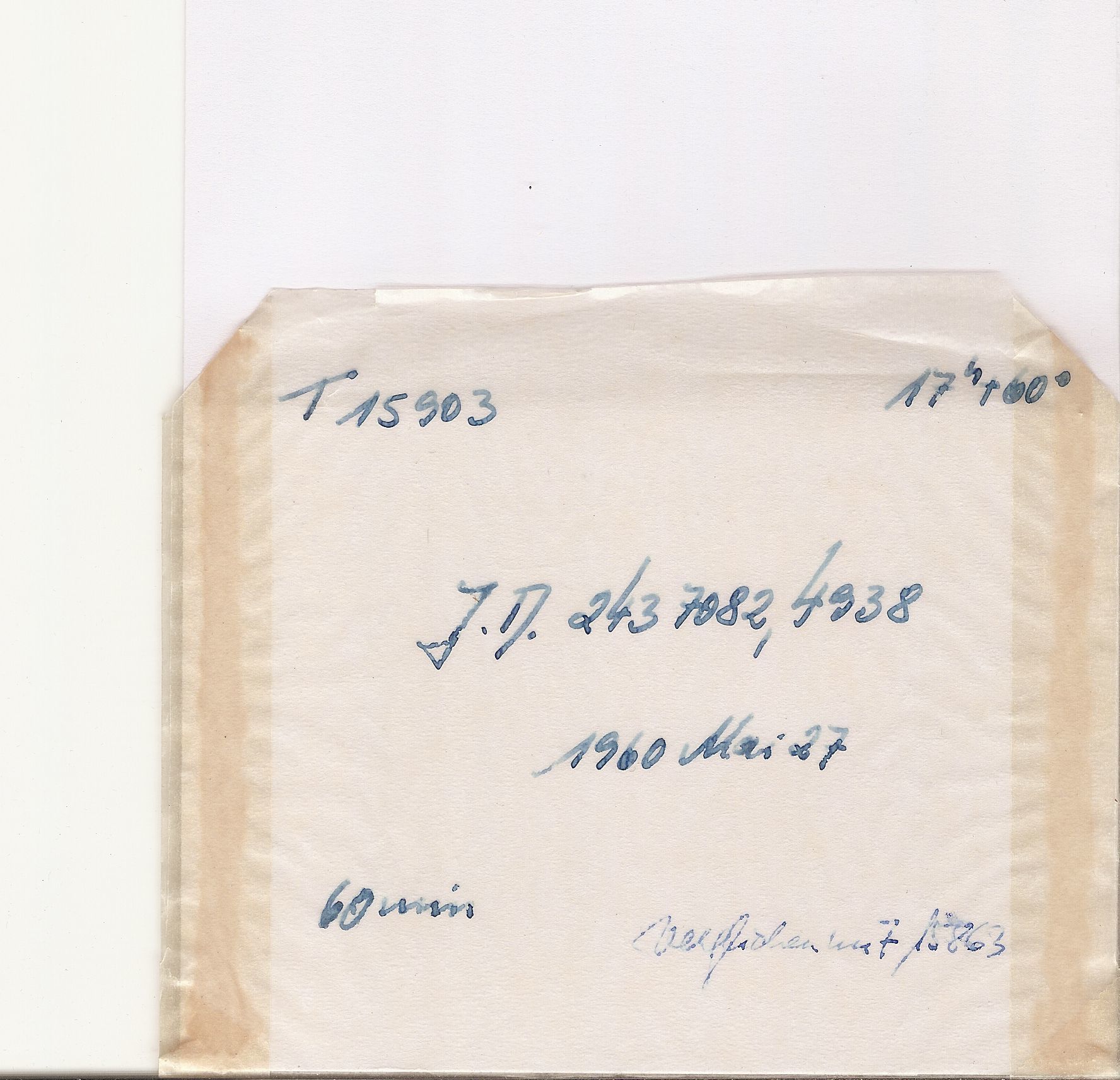 Plate envelope