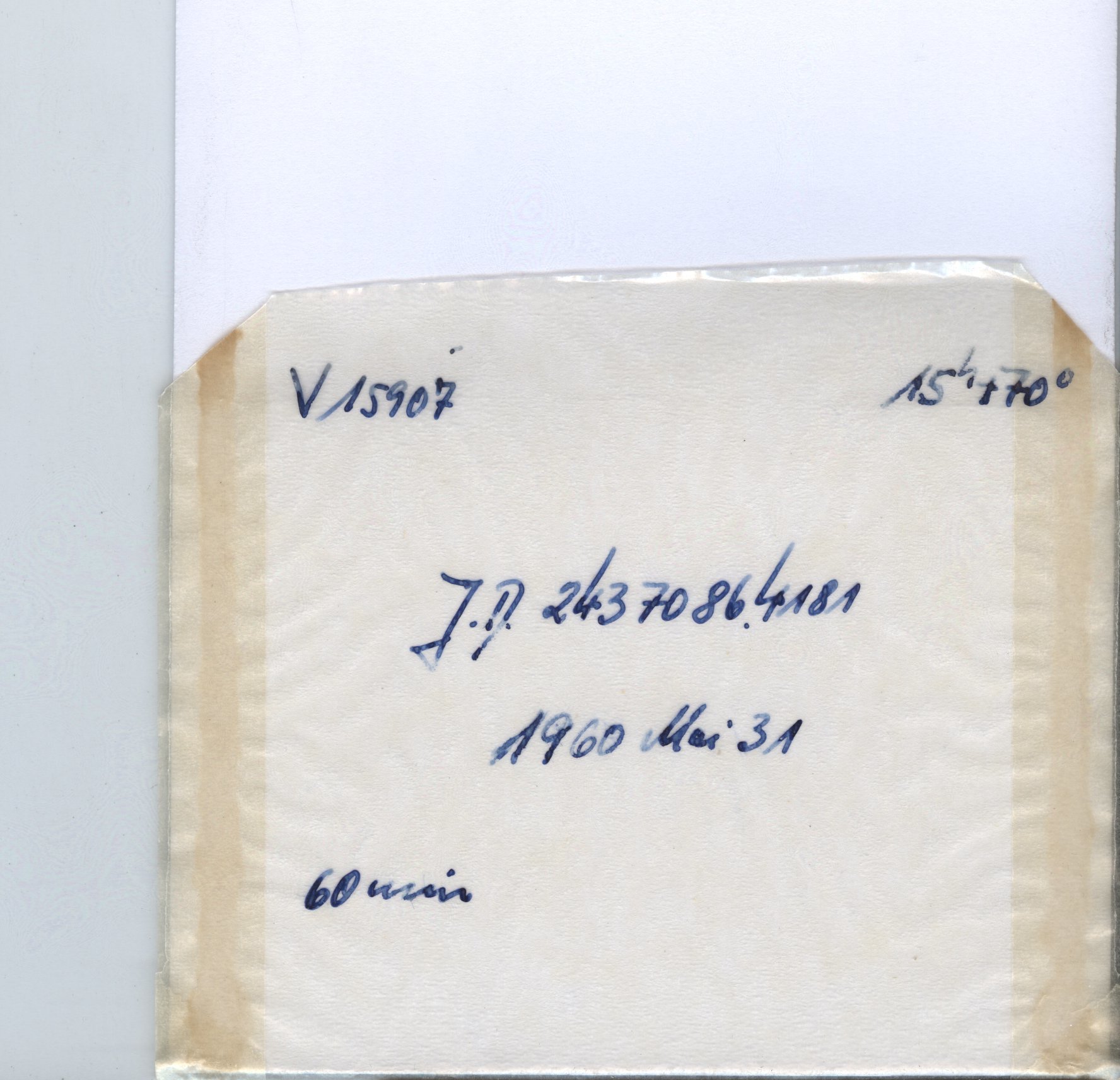 Plate envelope