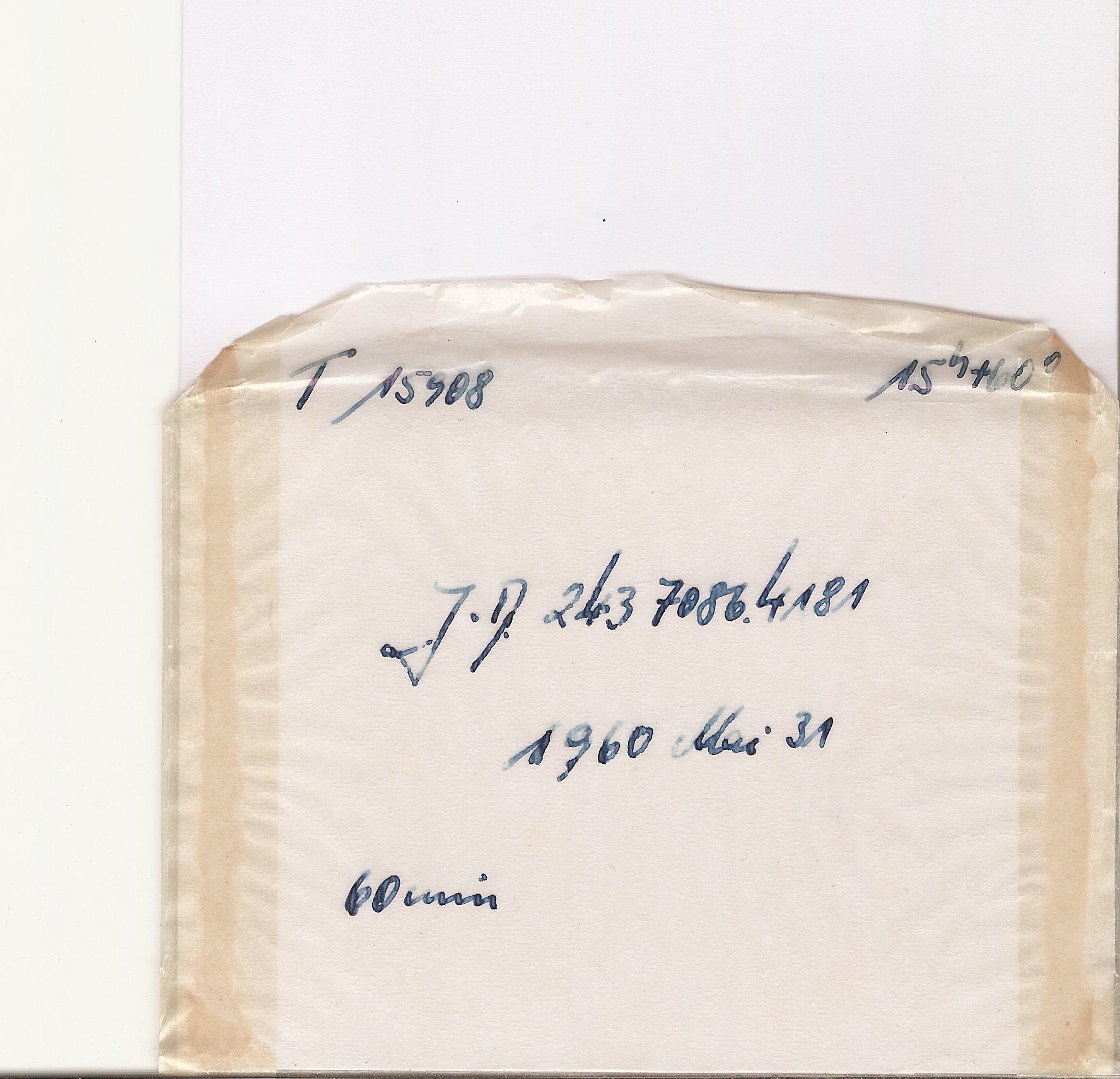 Plate envelope