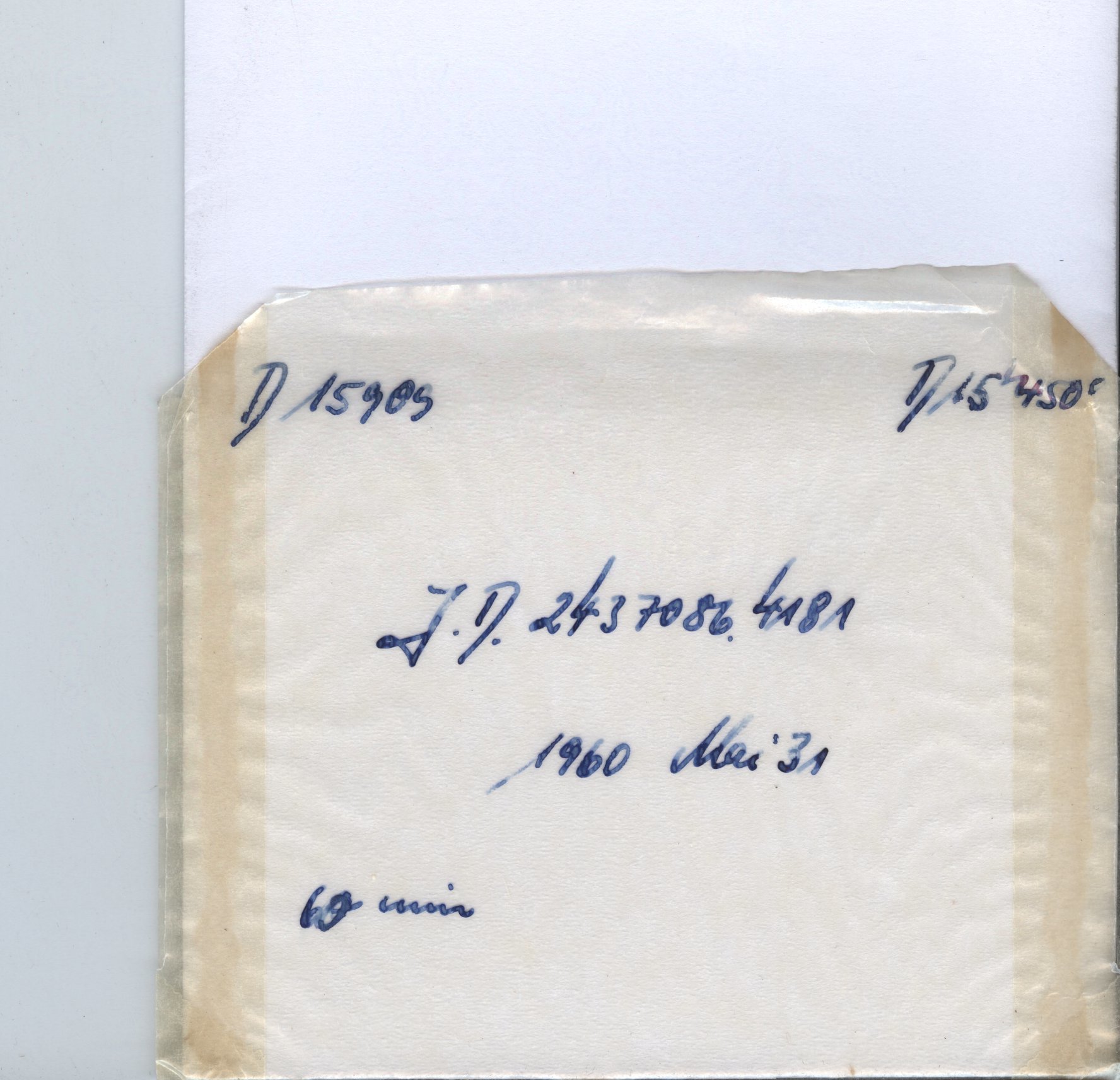 Plate envelope