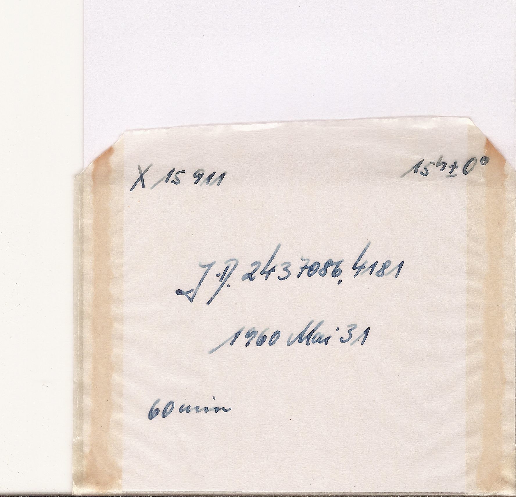 Plate envelope