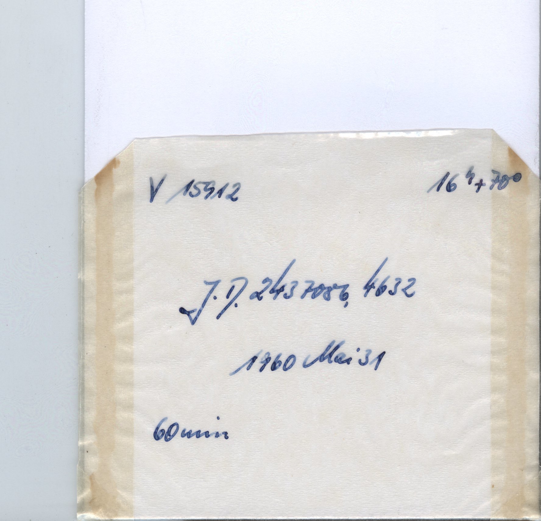 Plate envelope
