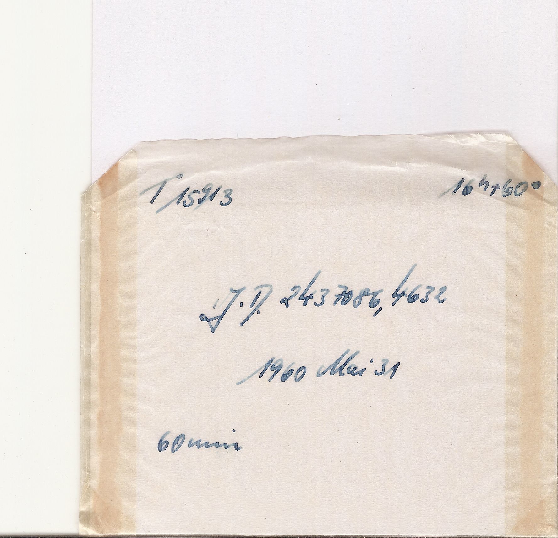 Plate envelope