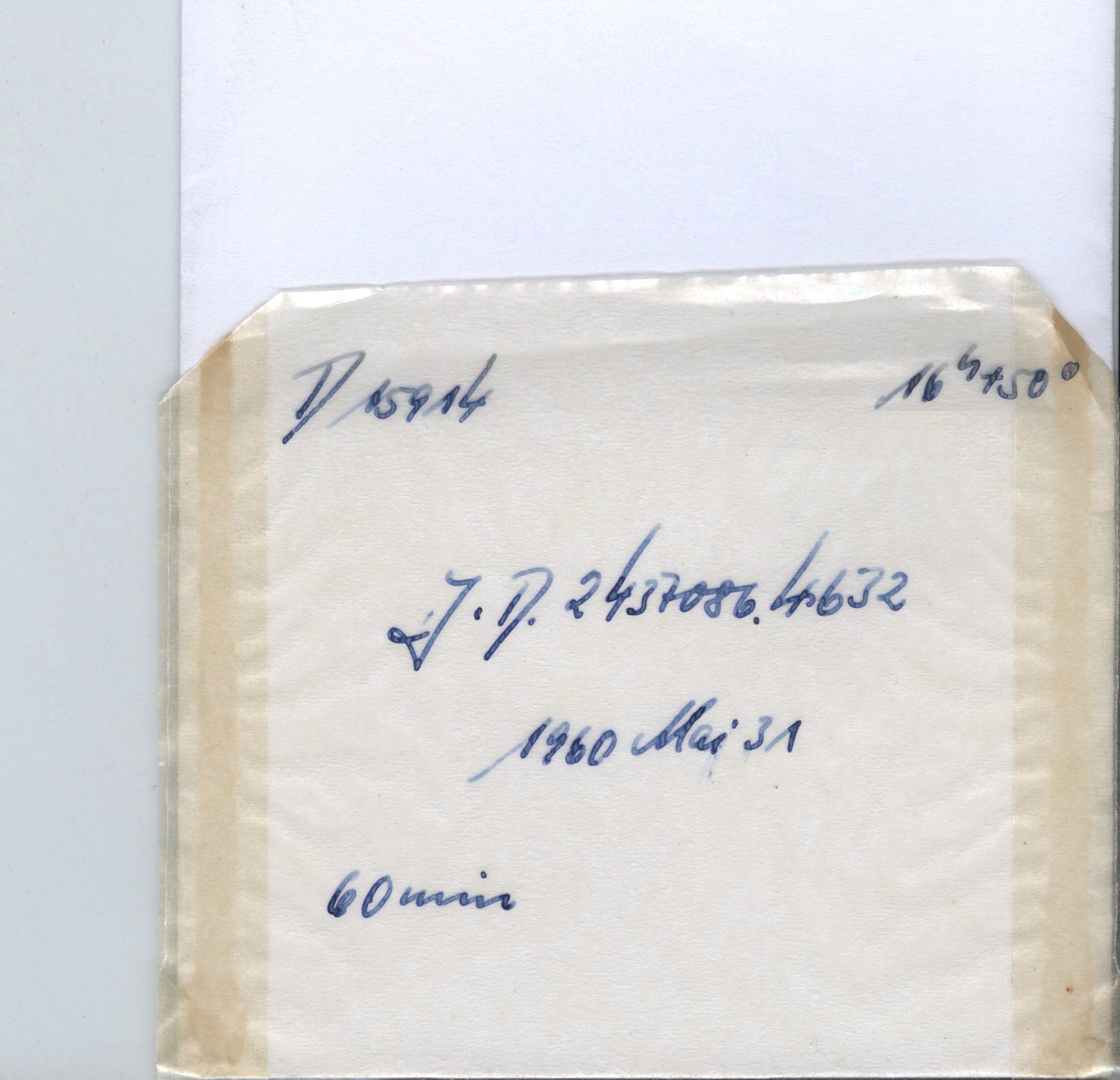 Plate envelope