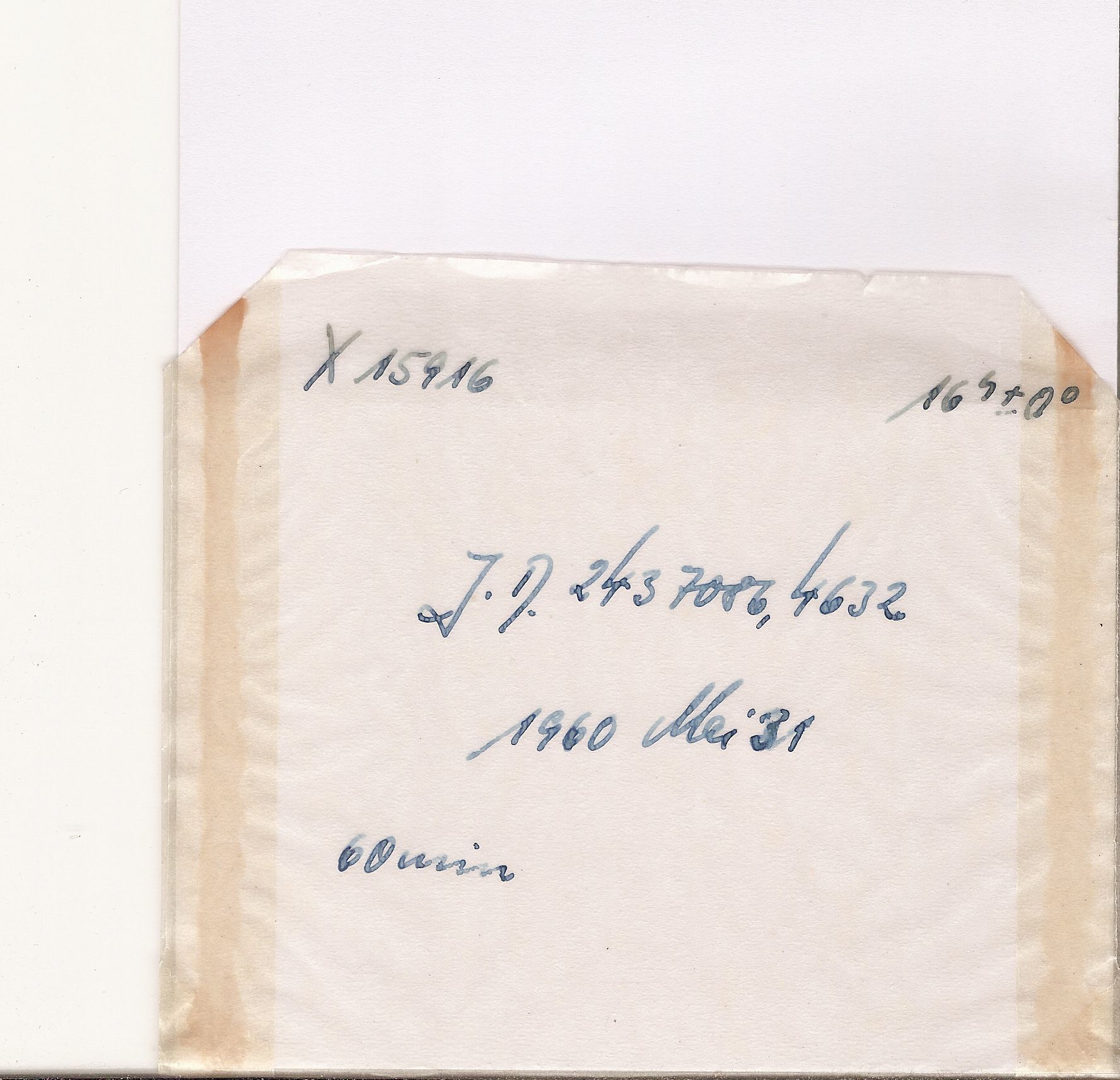 Plate envelope