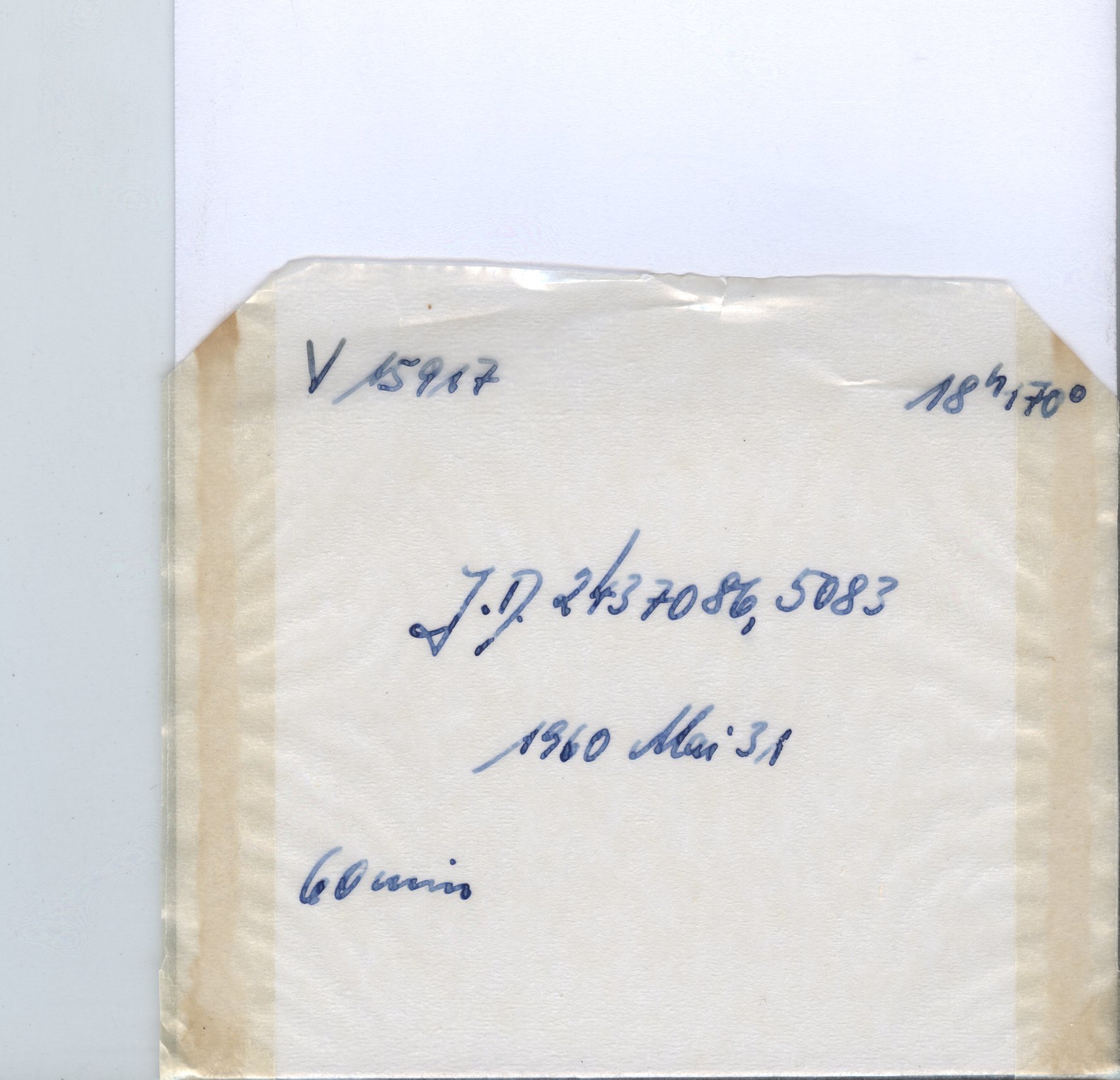 Plate envelope