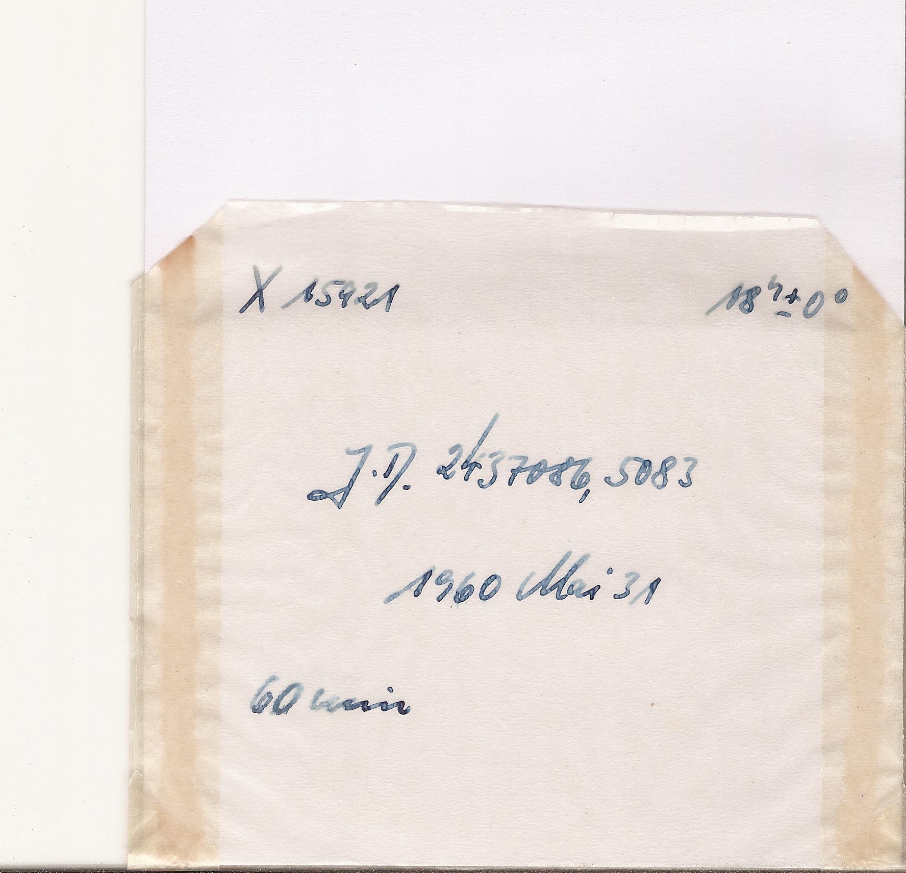 Plate envelope