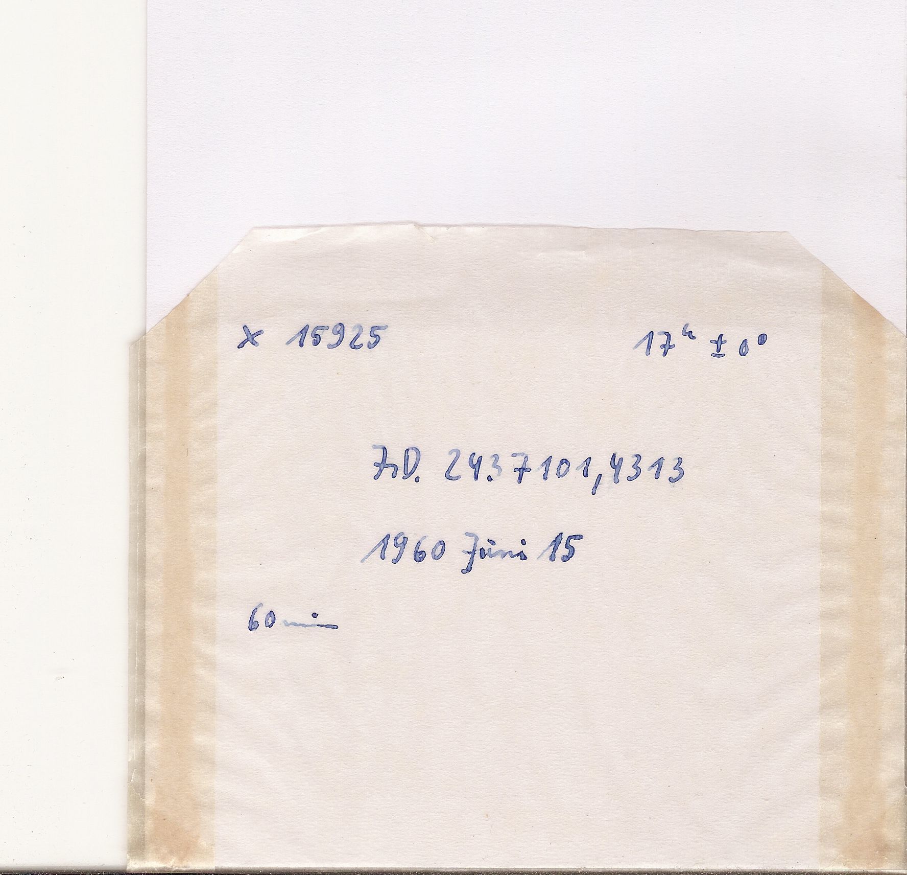 Plate envelope