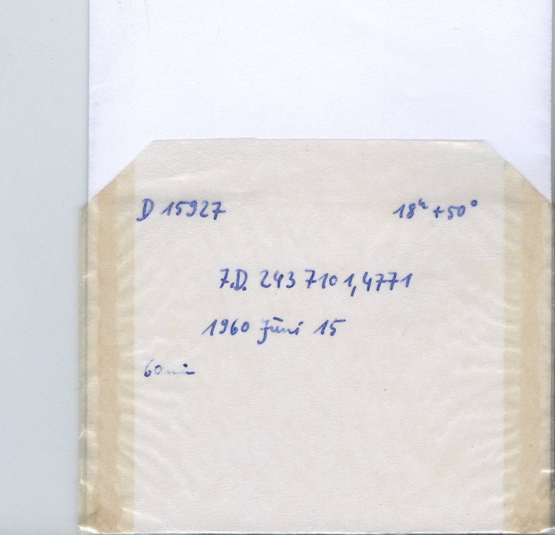 Plate envelope