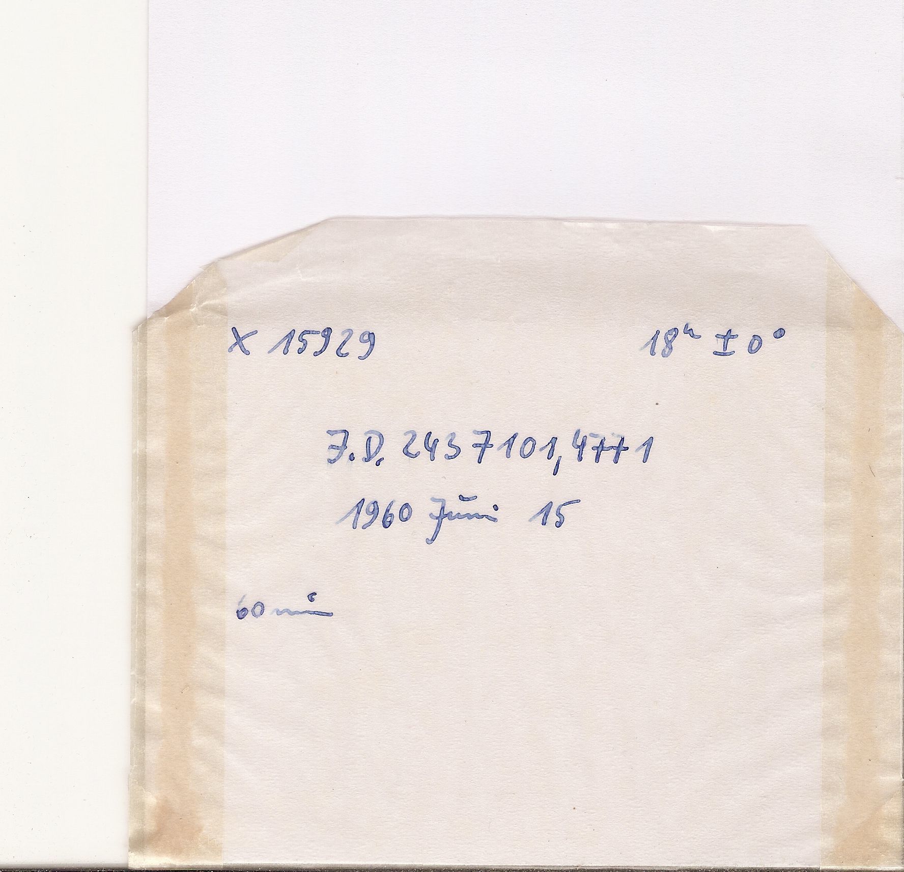 Plate envelope