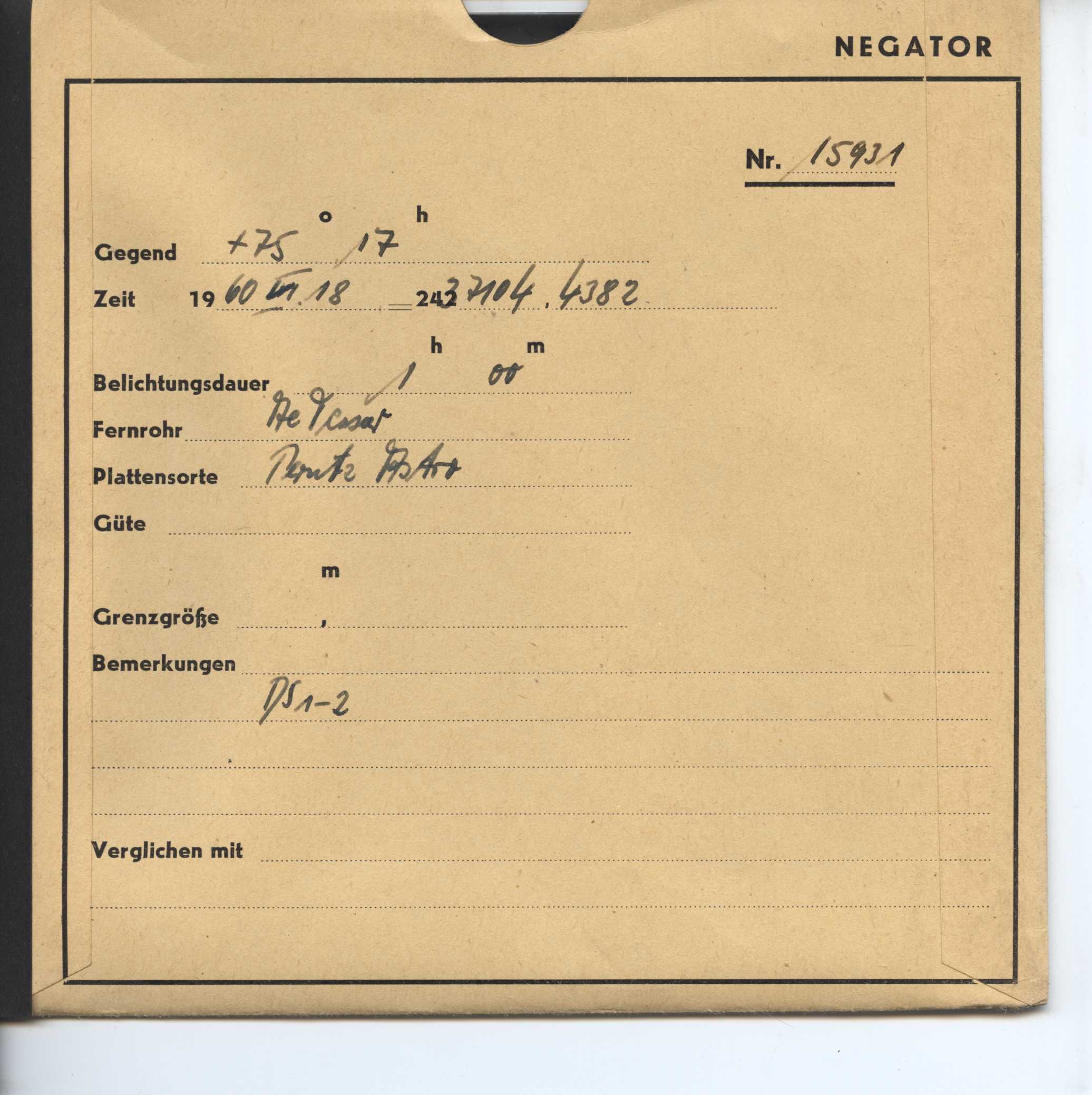 Plate envelope