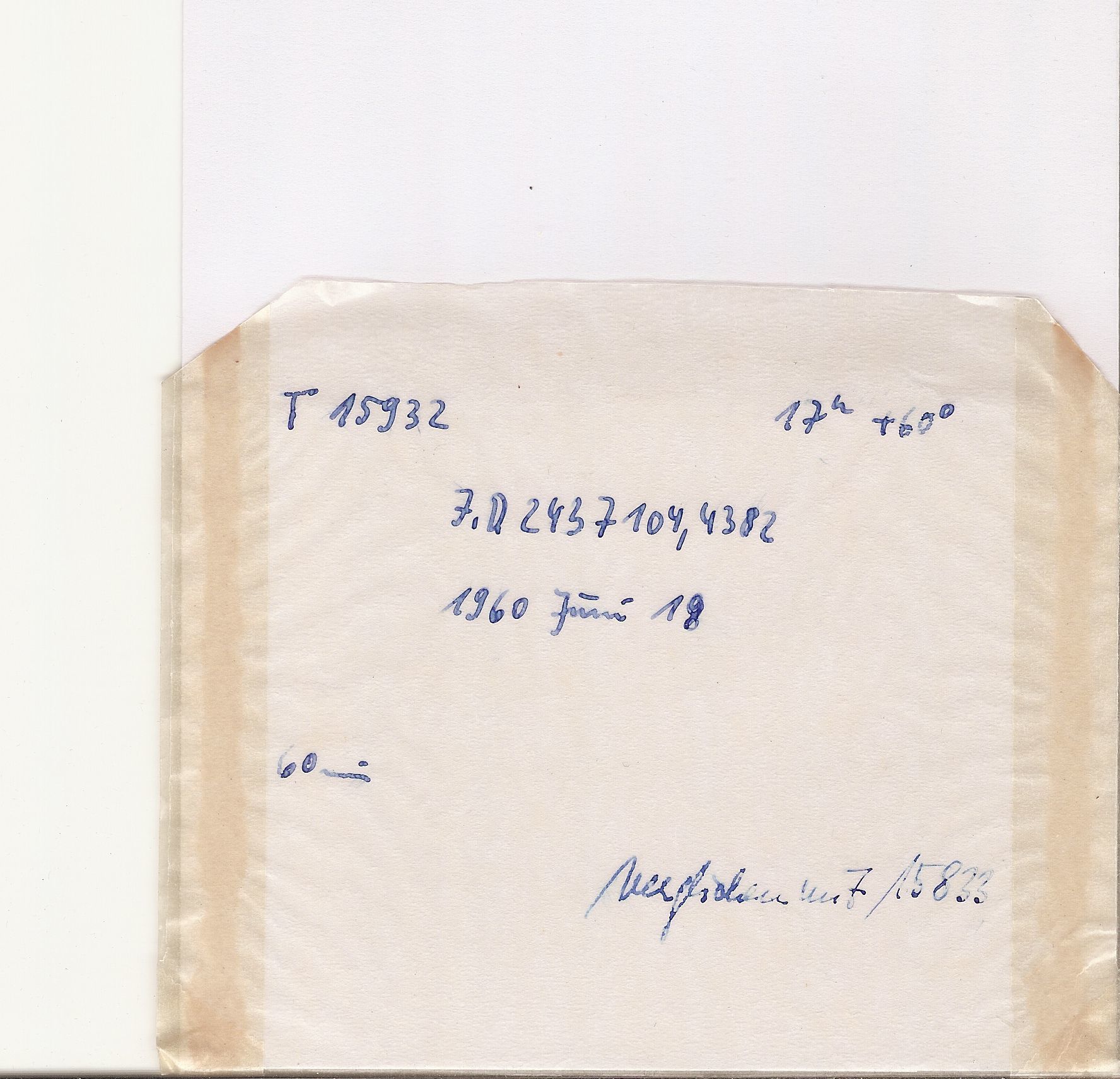 Plate envelope