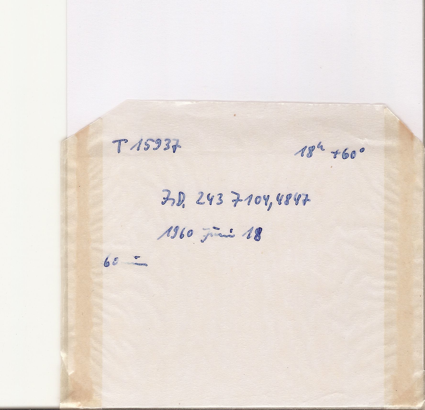 Plate envelope
