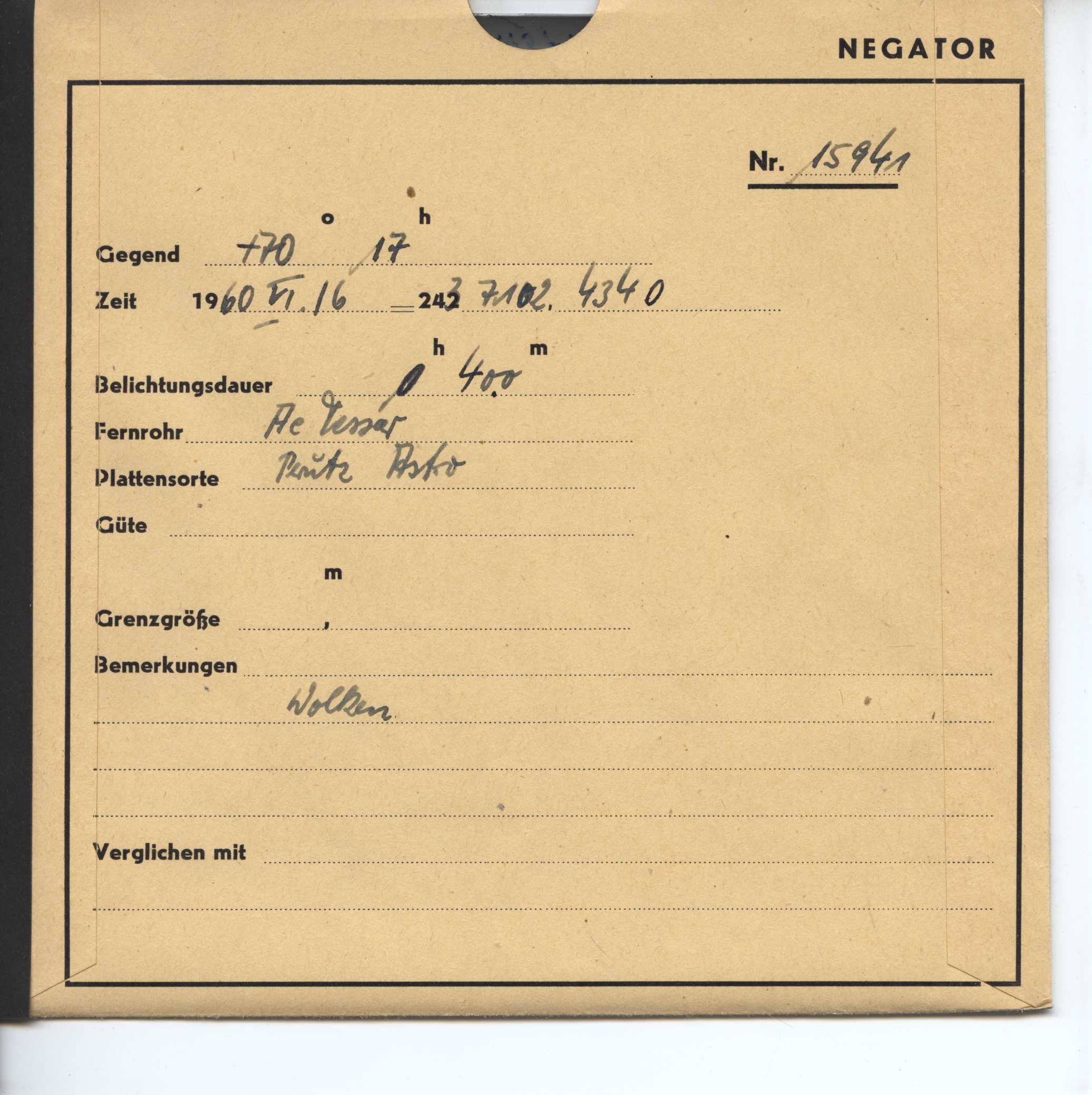 Plate envelope