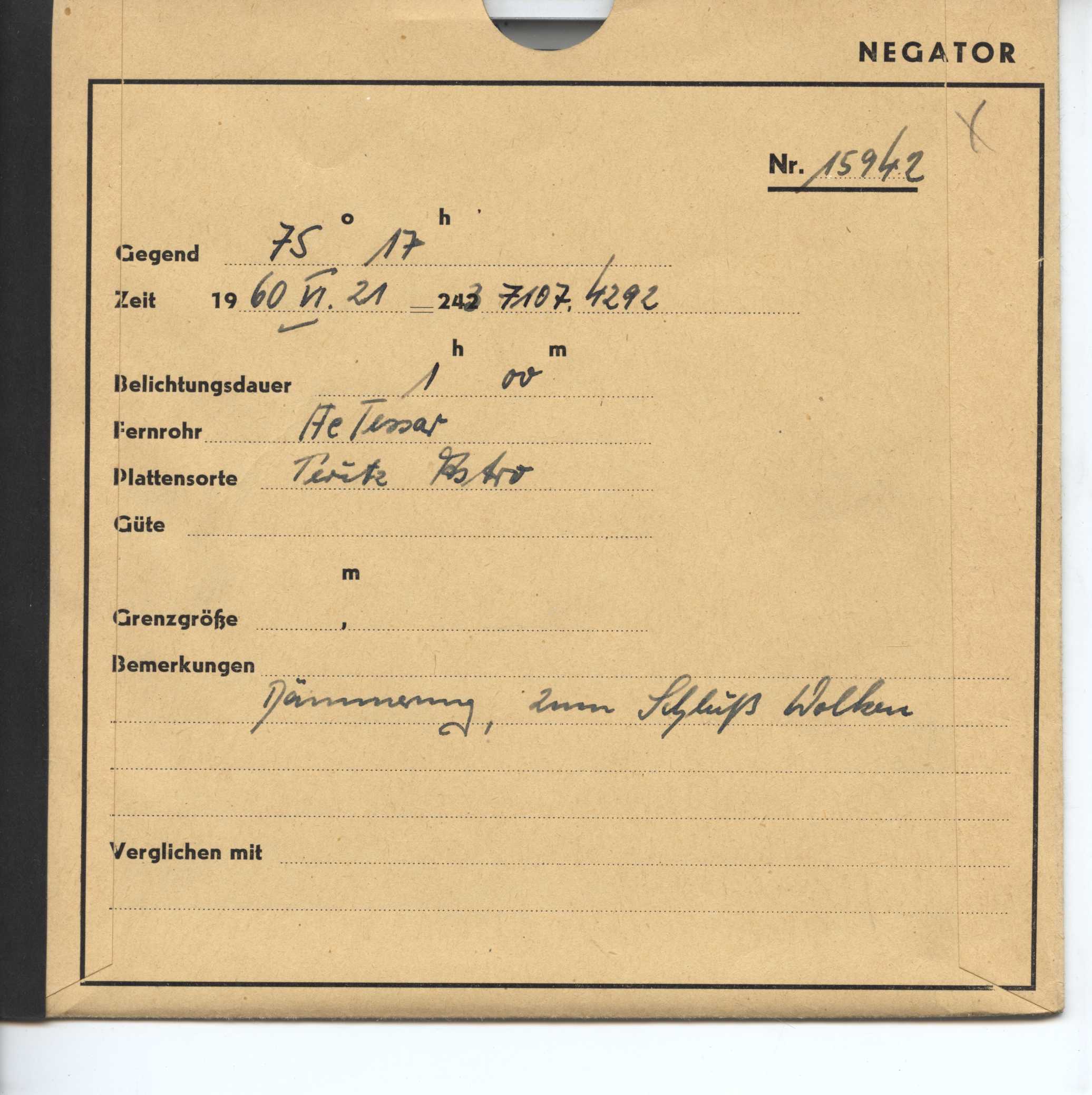 Plate envelope