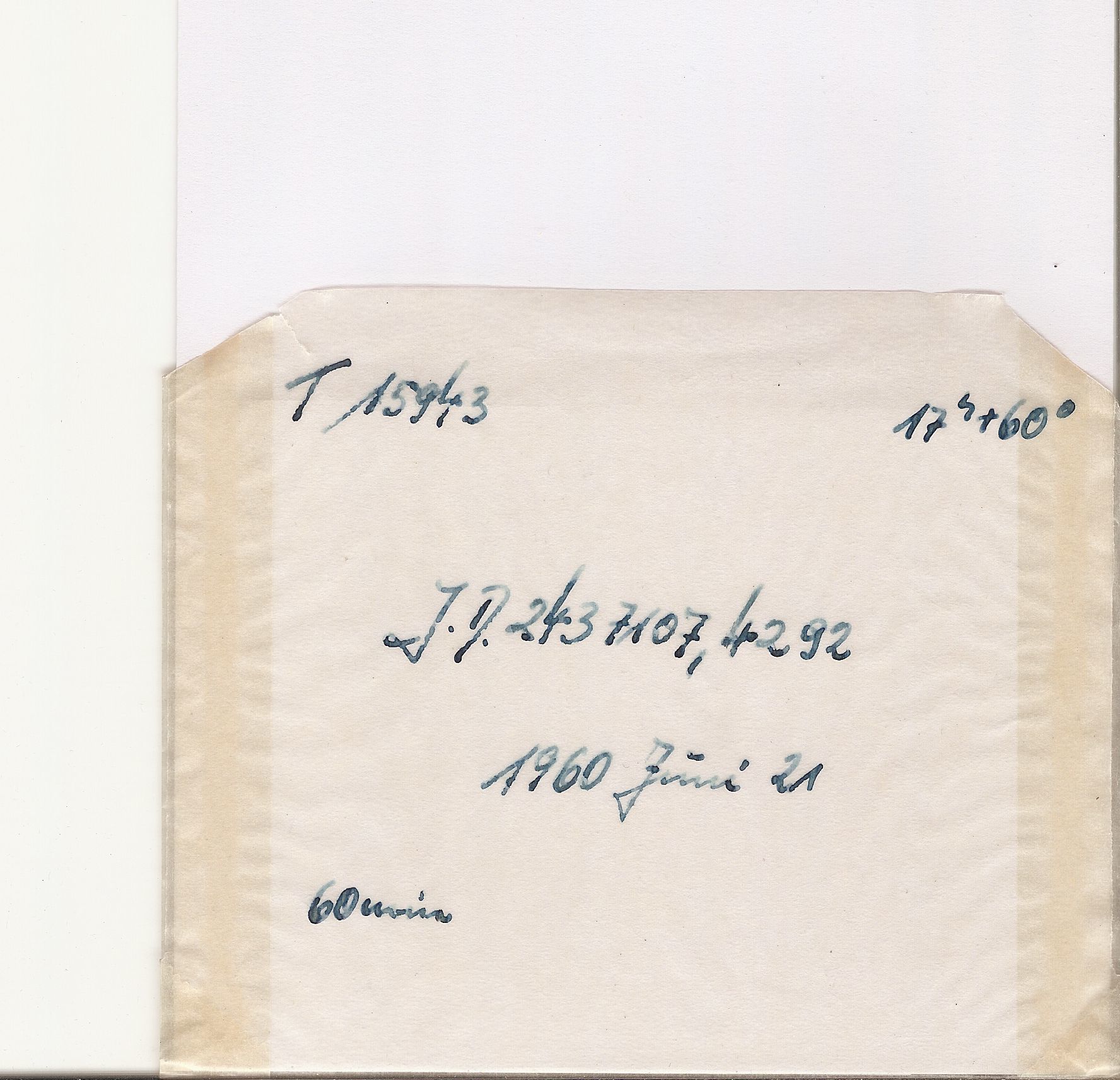 Plate envelope
