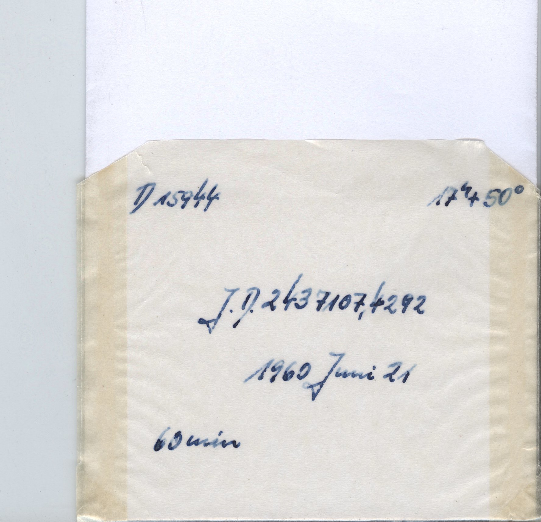 Plate envelope