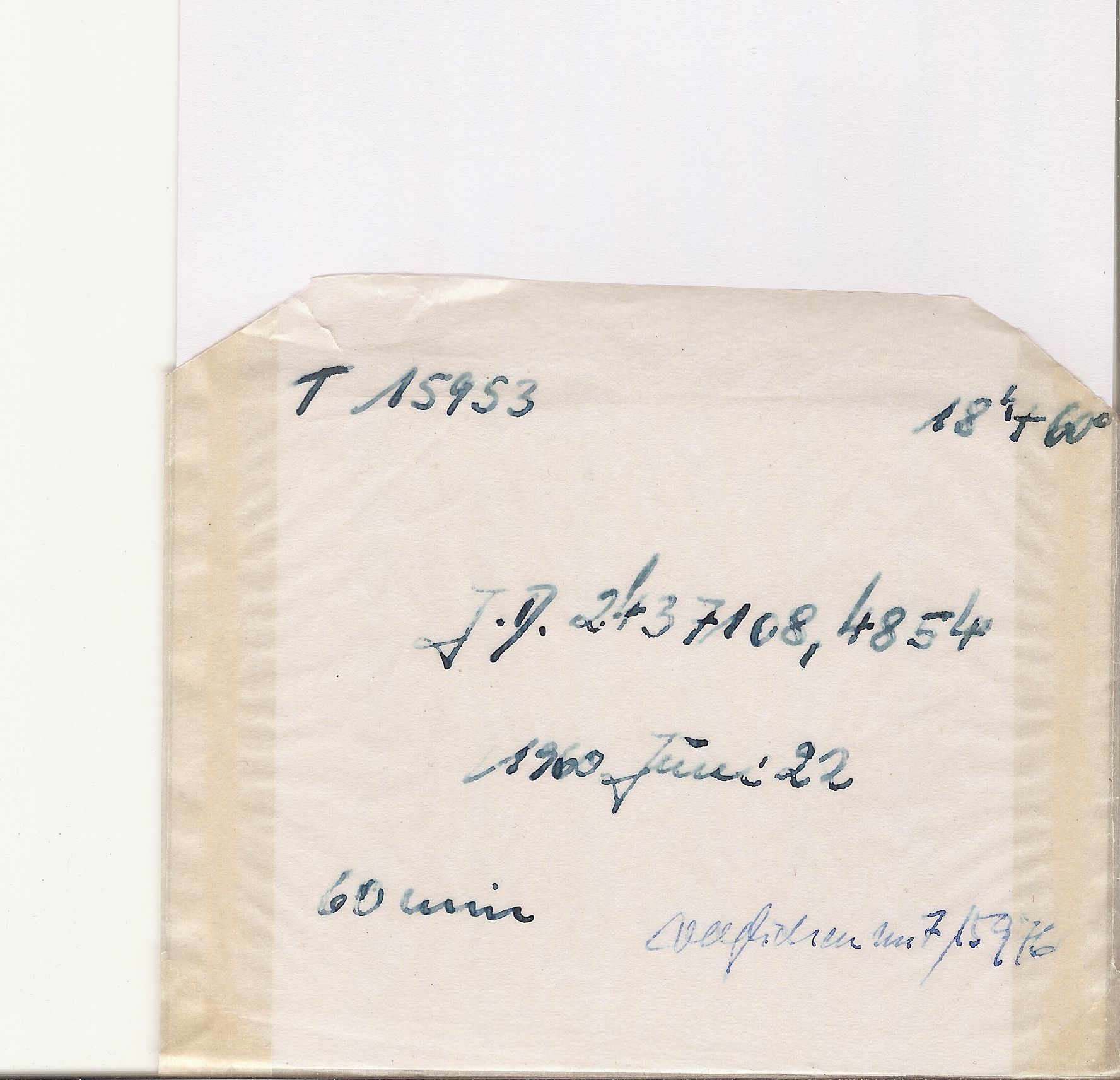 Plate envelope