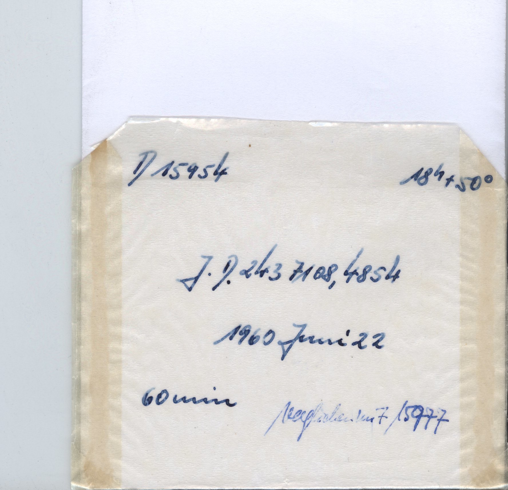Plate envelope
