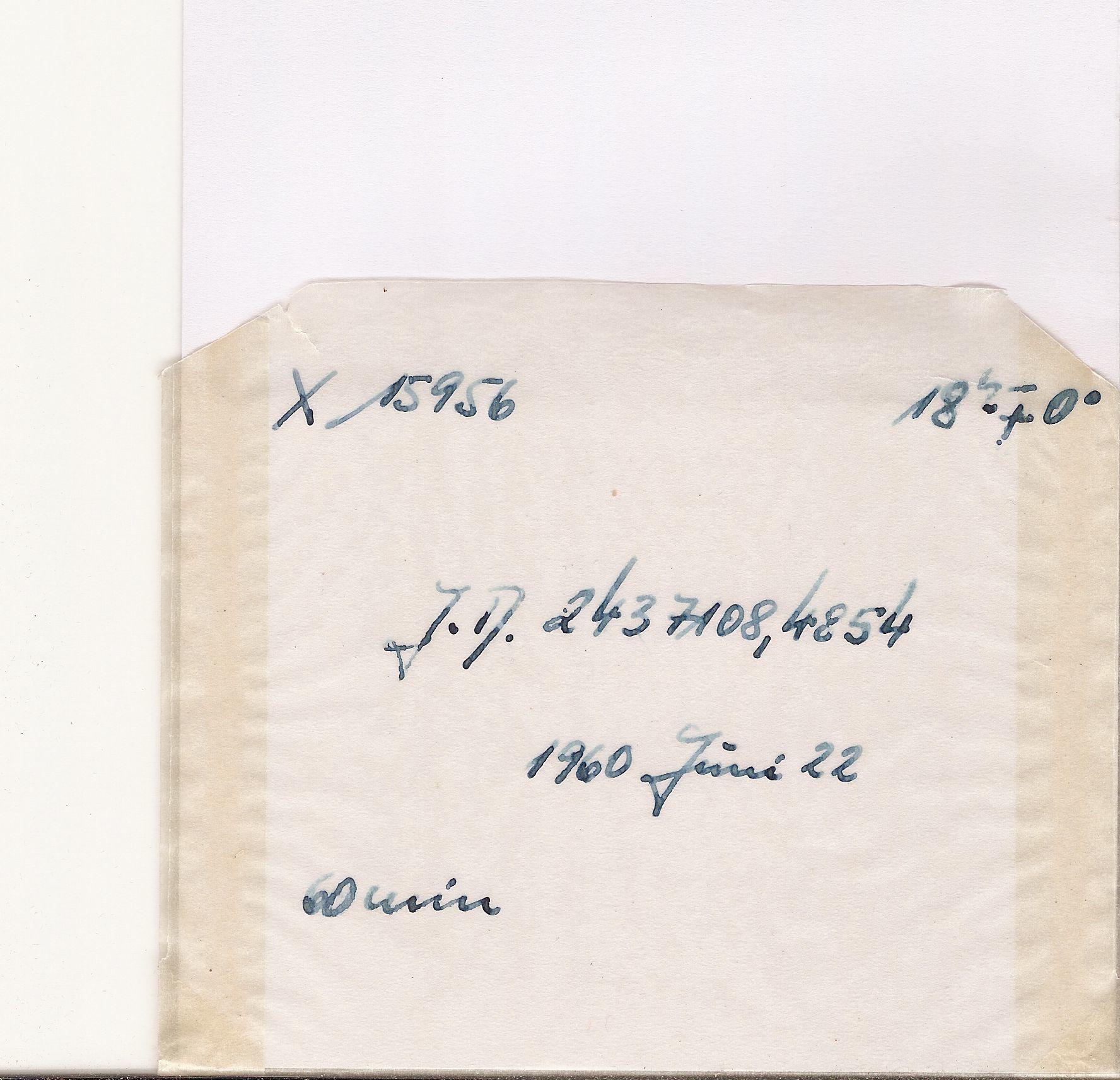 Plate envelope