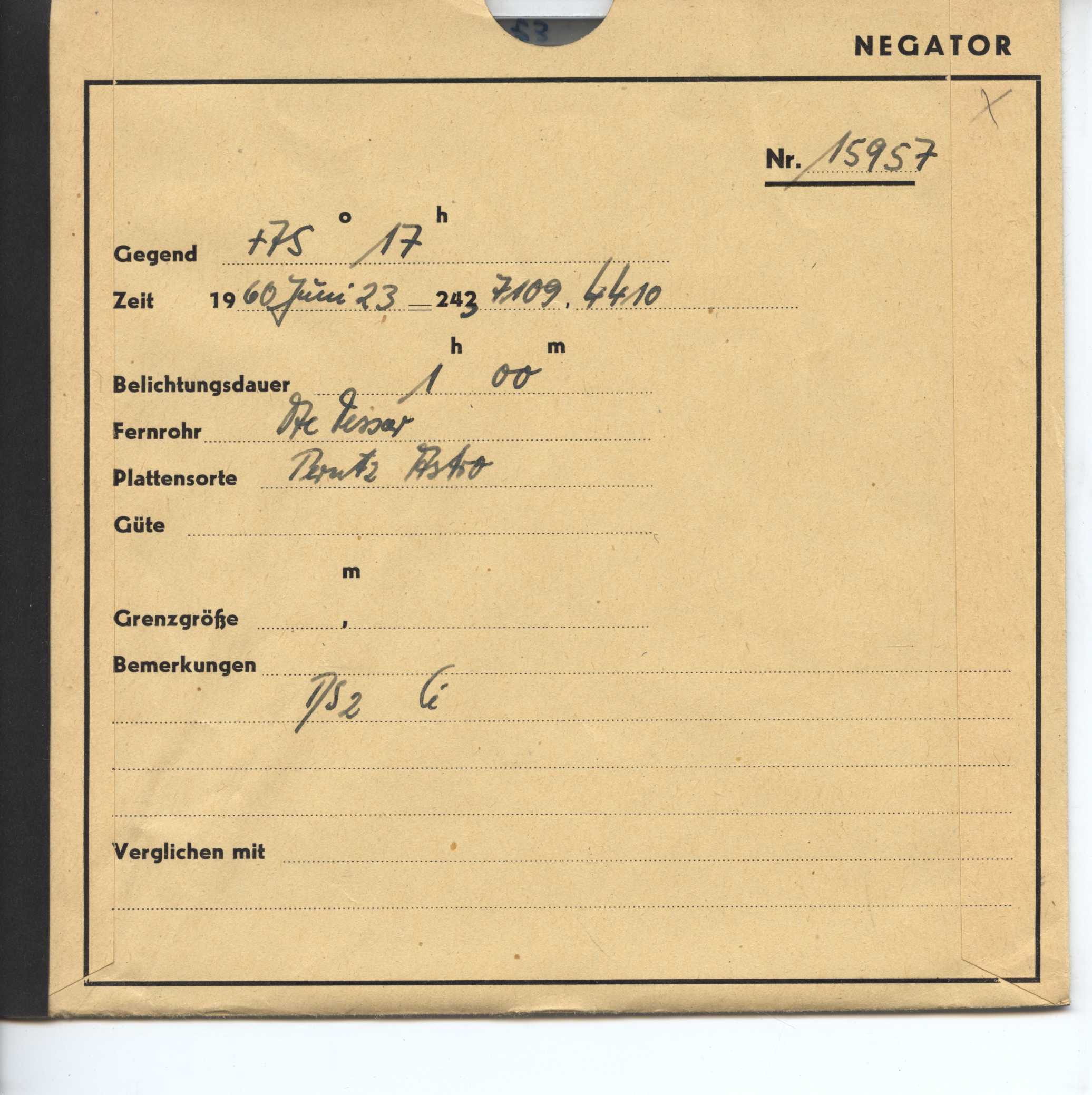 Plate envelope