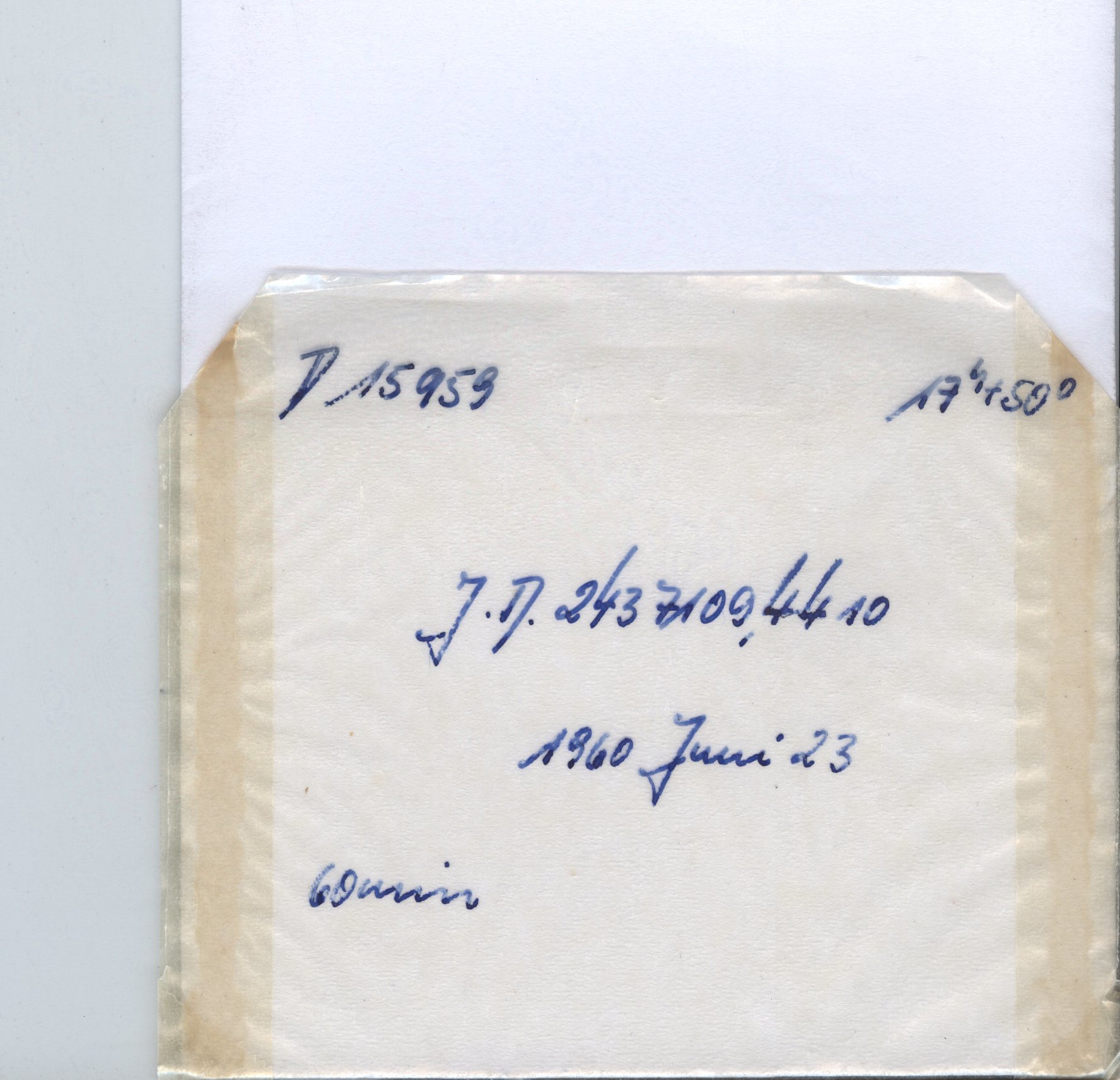 Plate envelope
