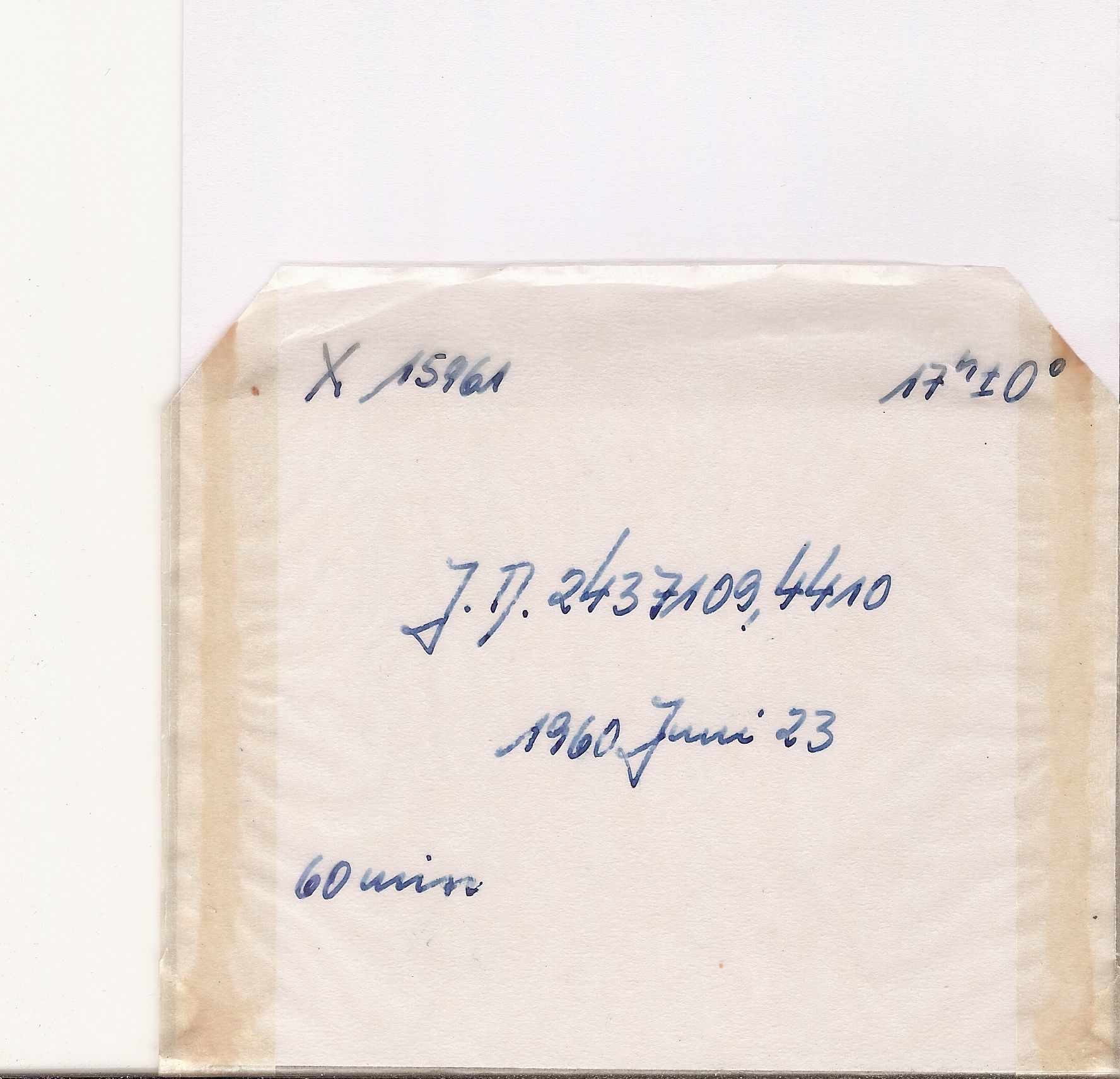 Plate envelope