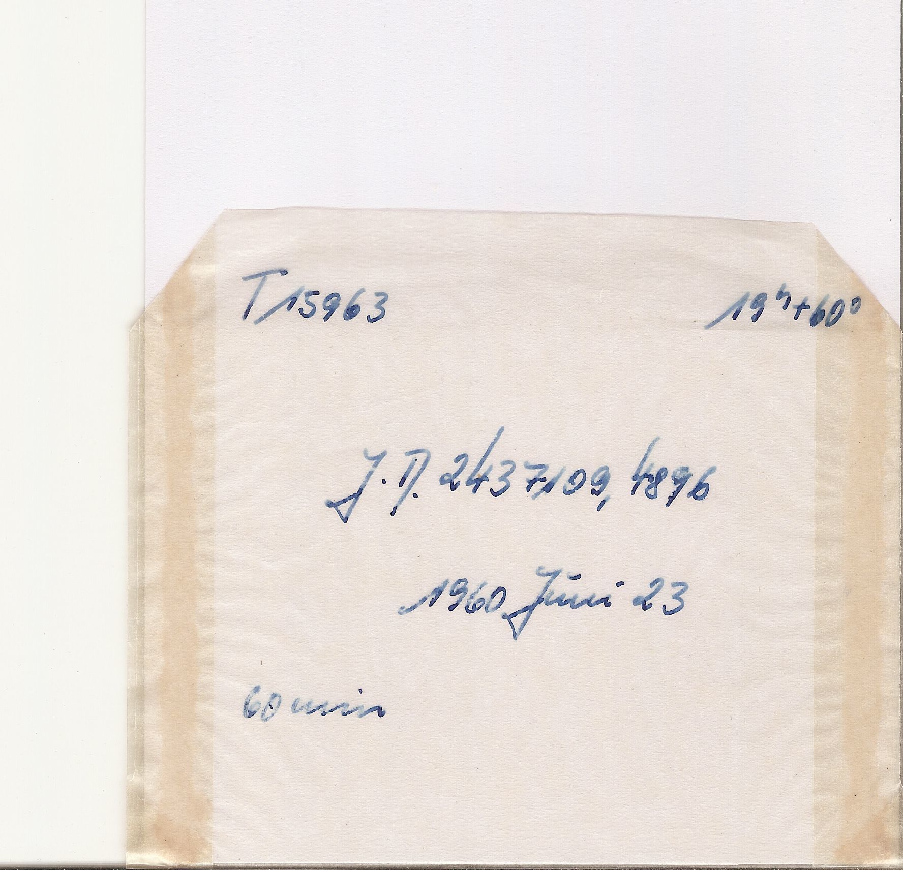 Plate envelope