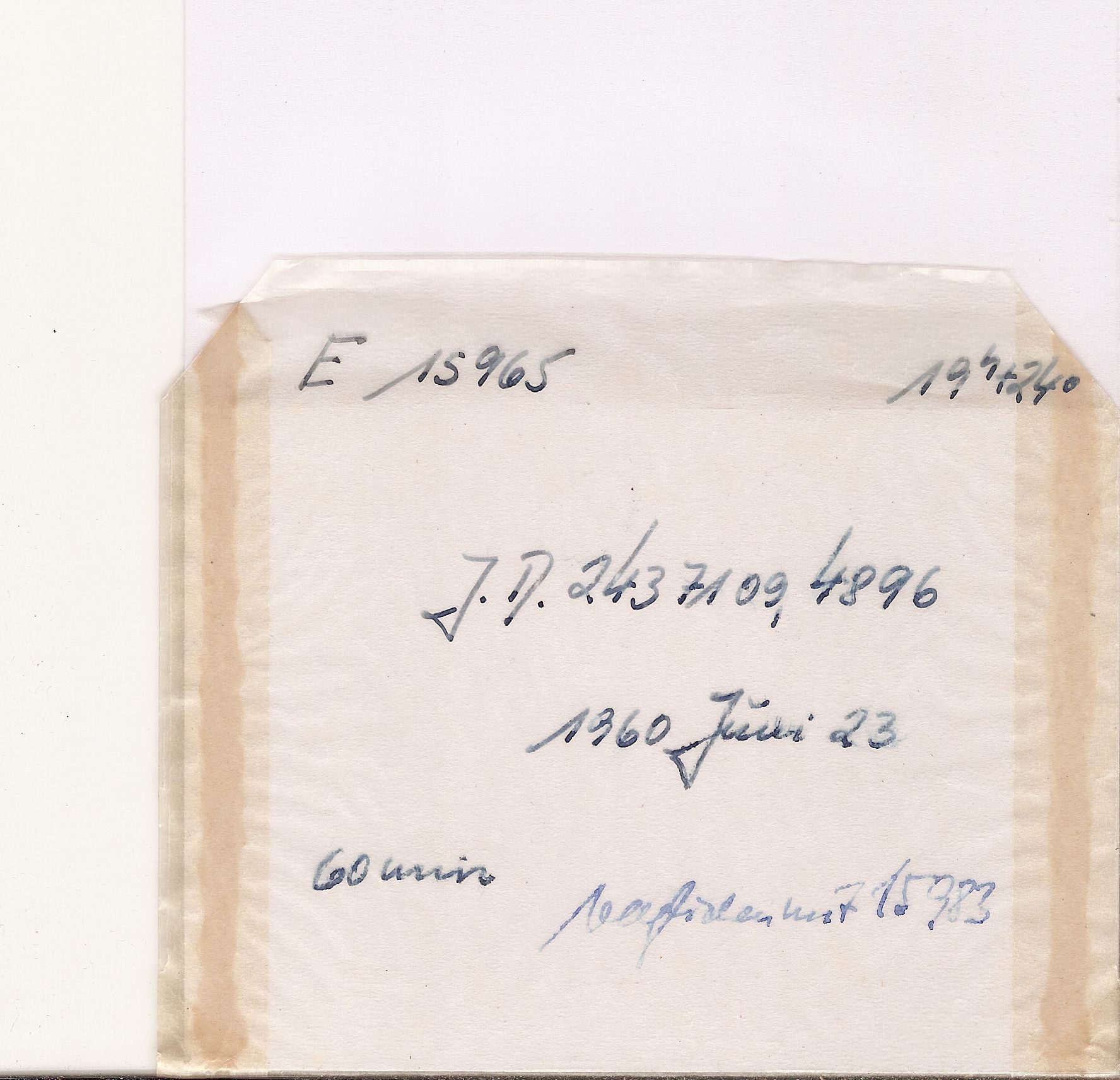 Plate envelope
