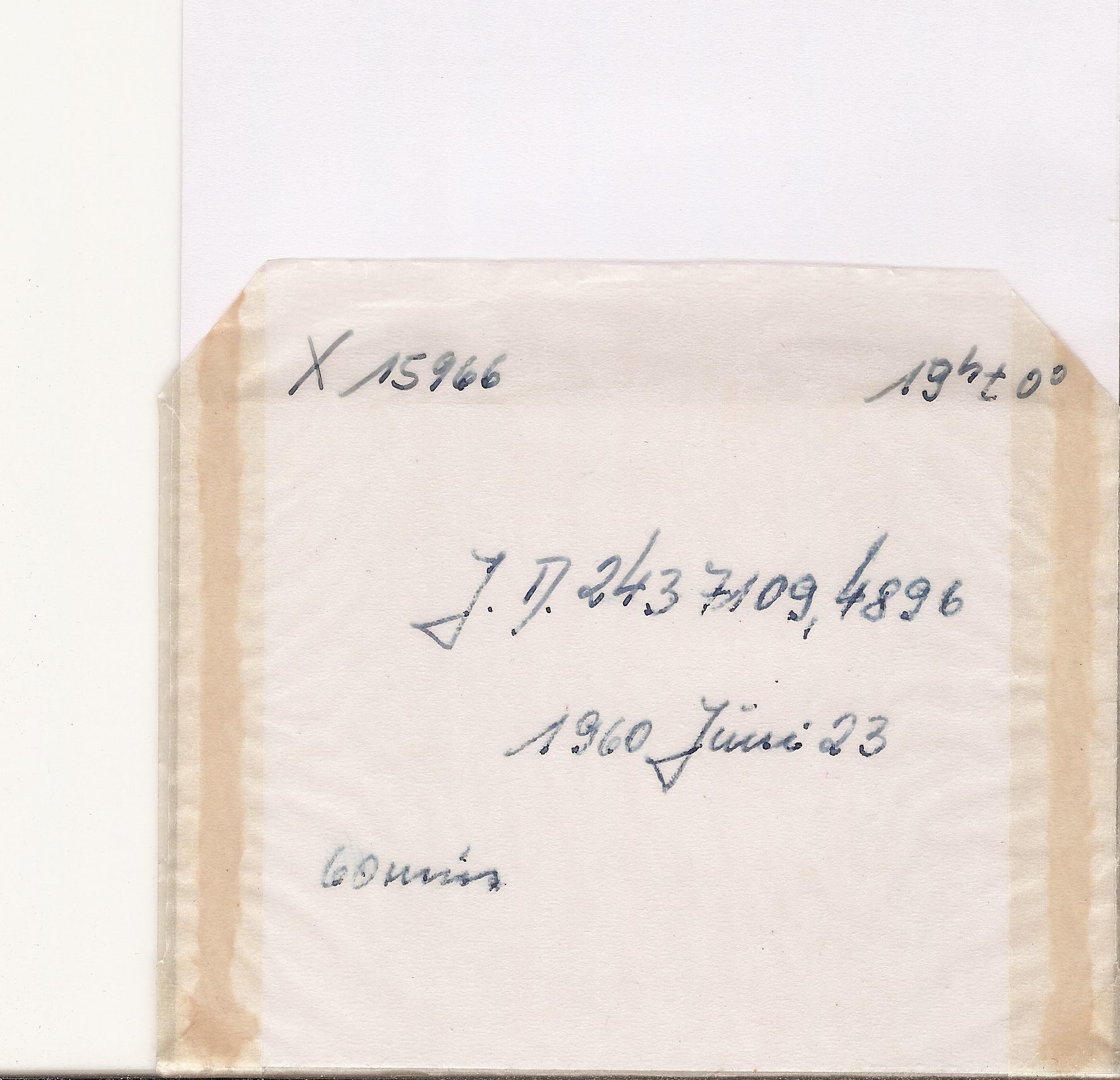 Plate envelope