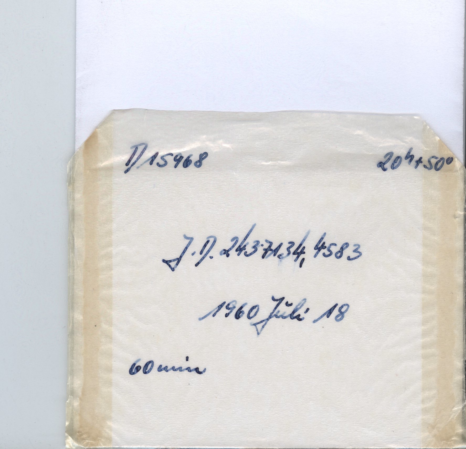 Plate envelope
