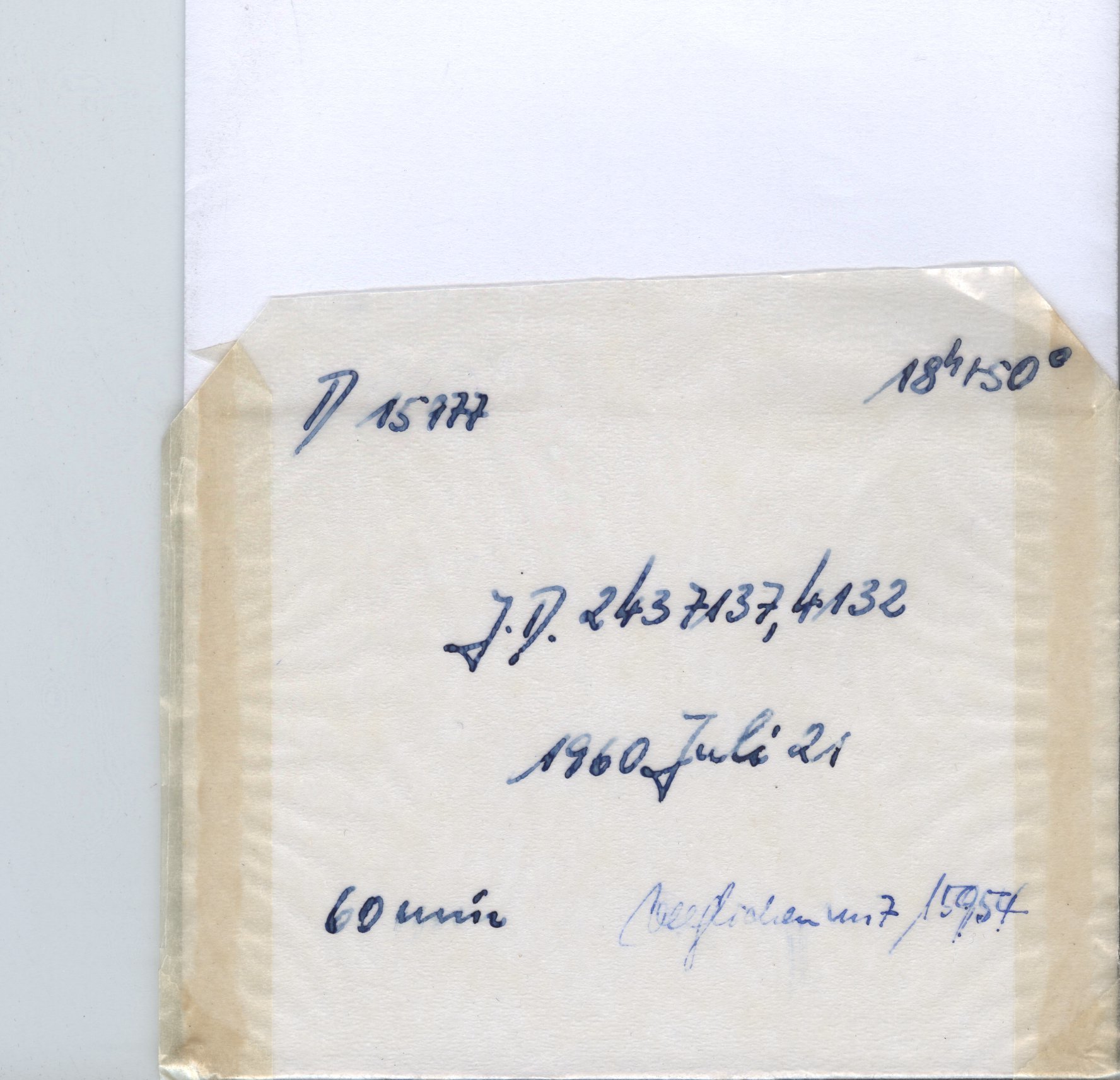 Plate envelope
