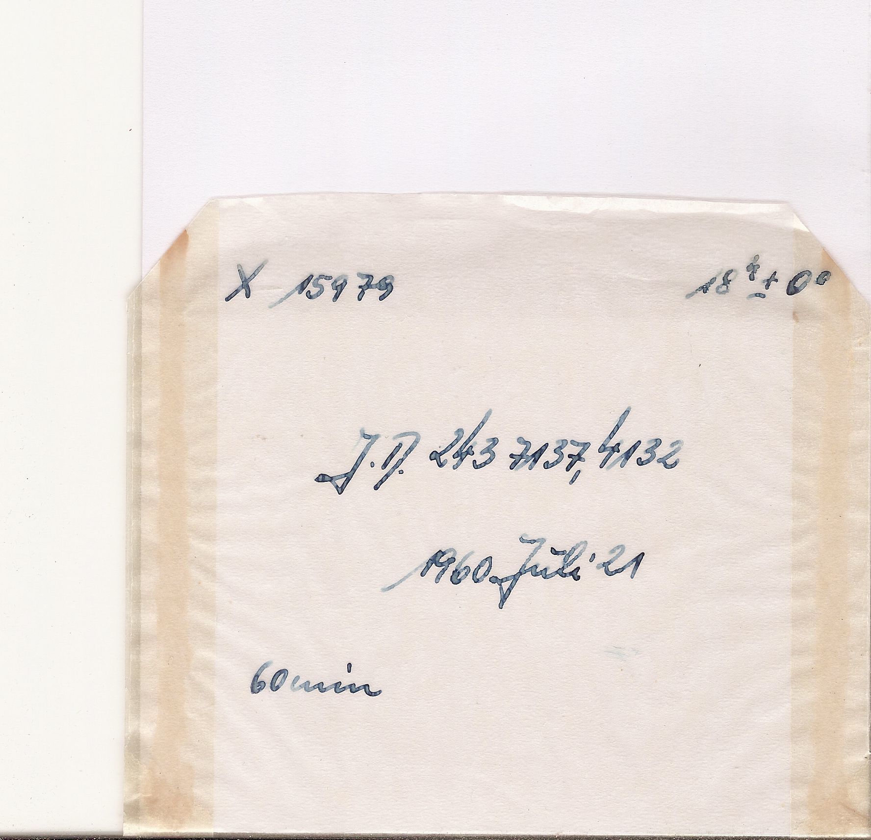 Plate envelope