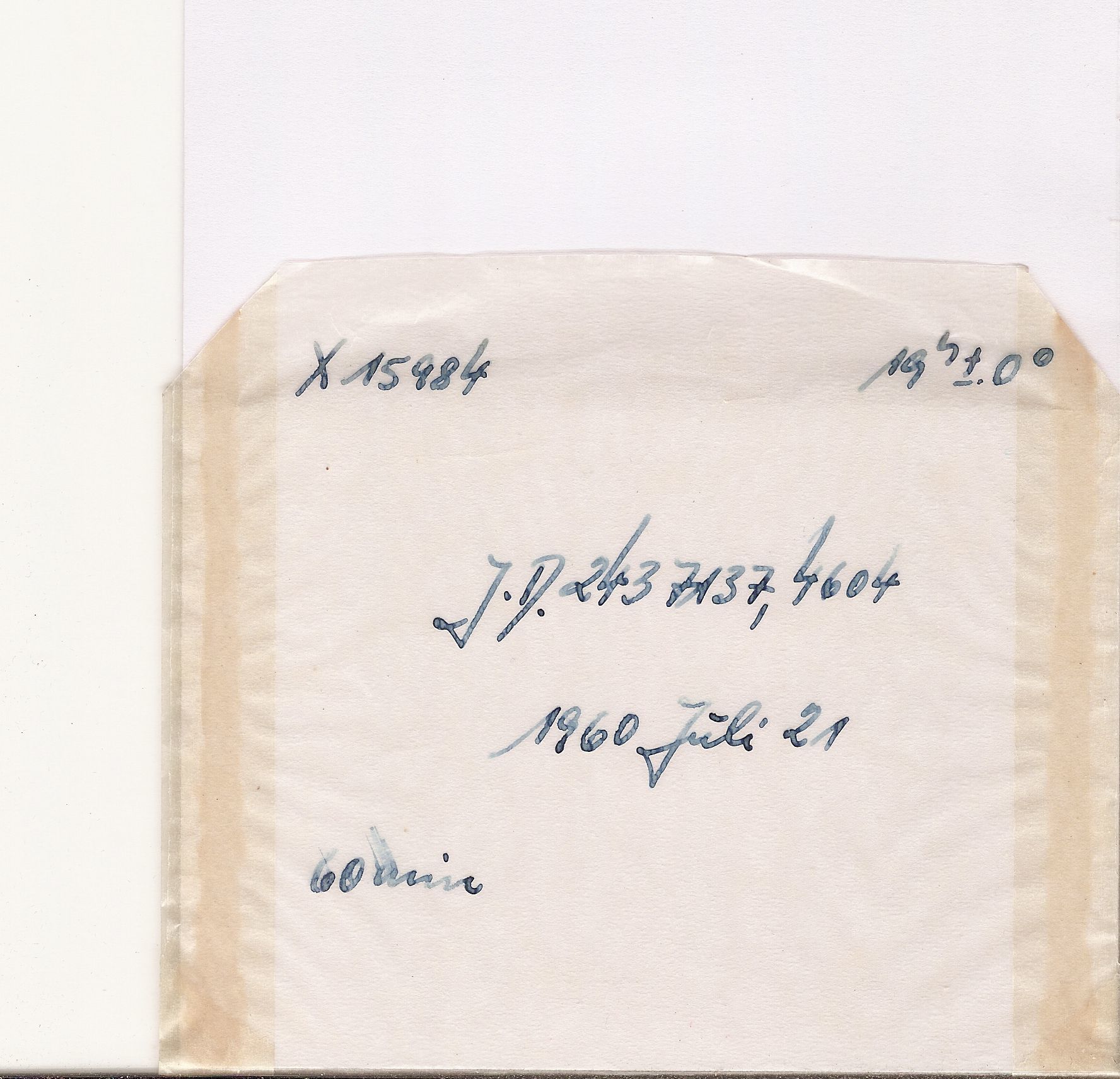 Plate envelope