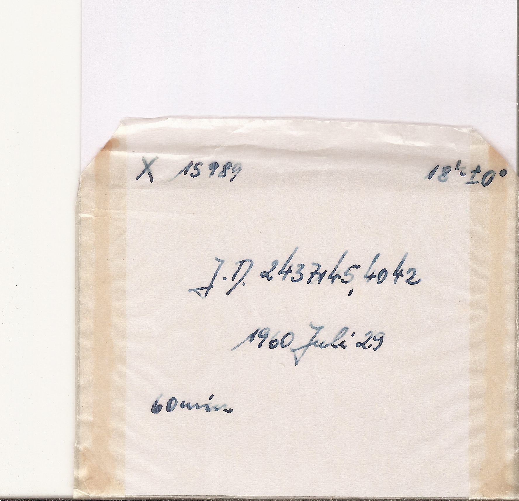 Plate envelope