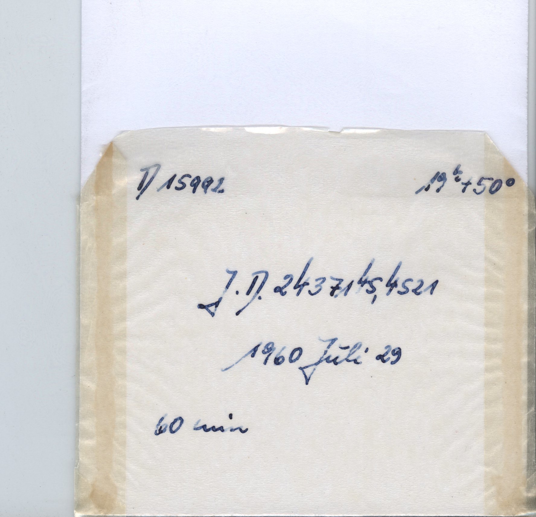 Plate envelope