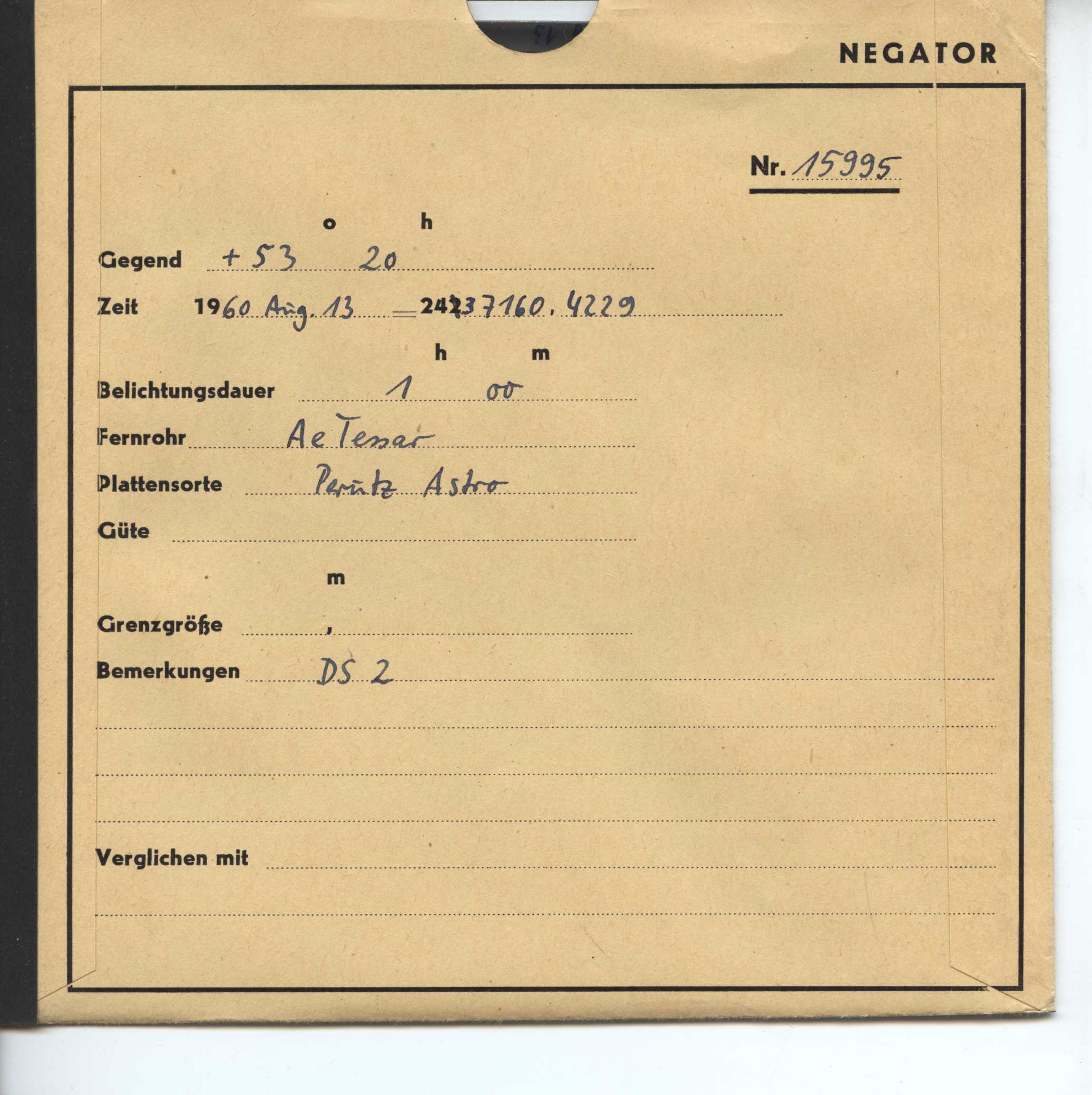 Plate envelope