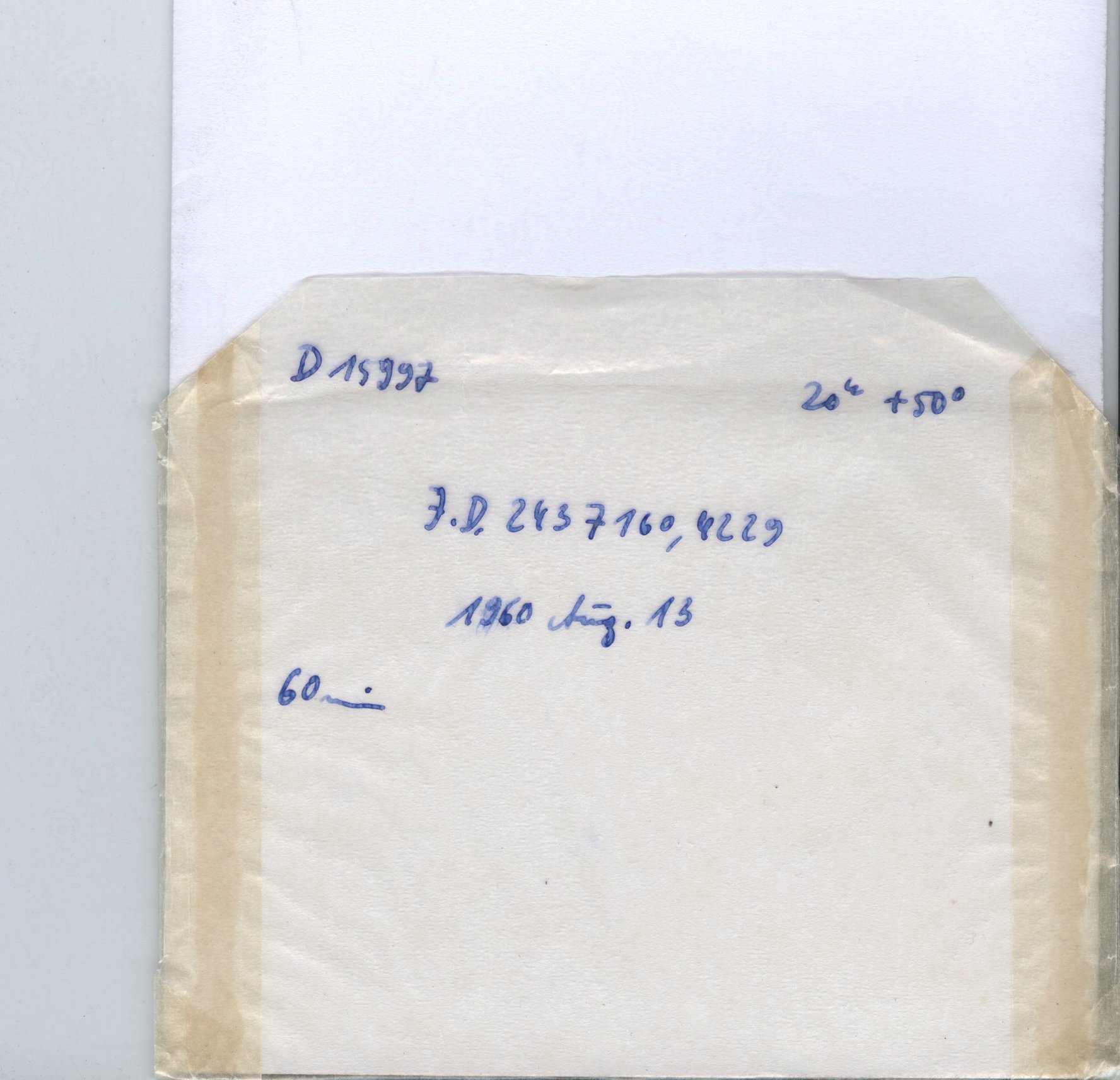 Plate envelope