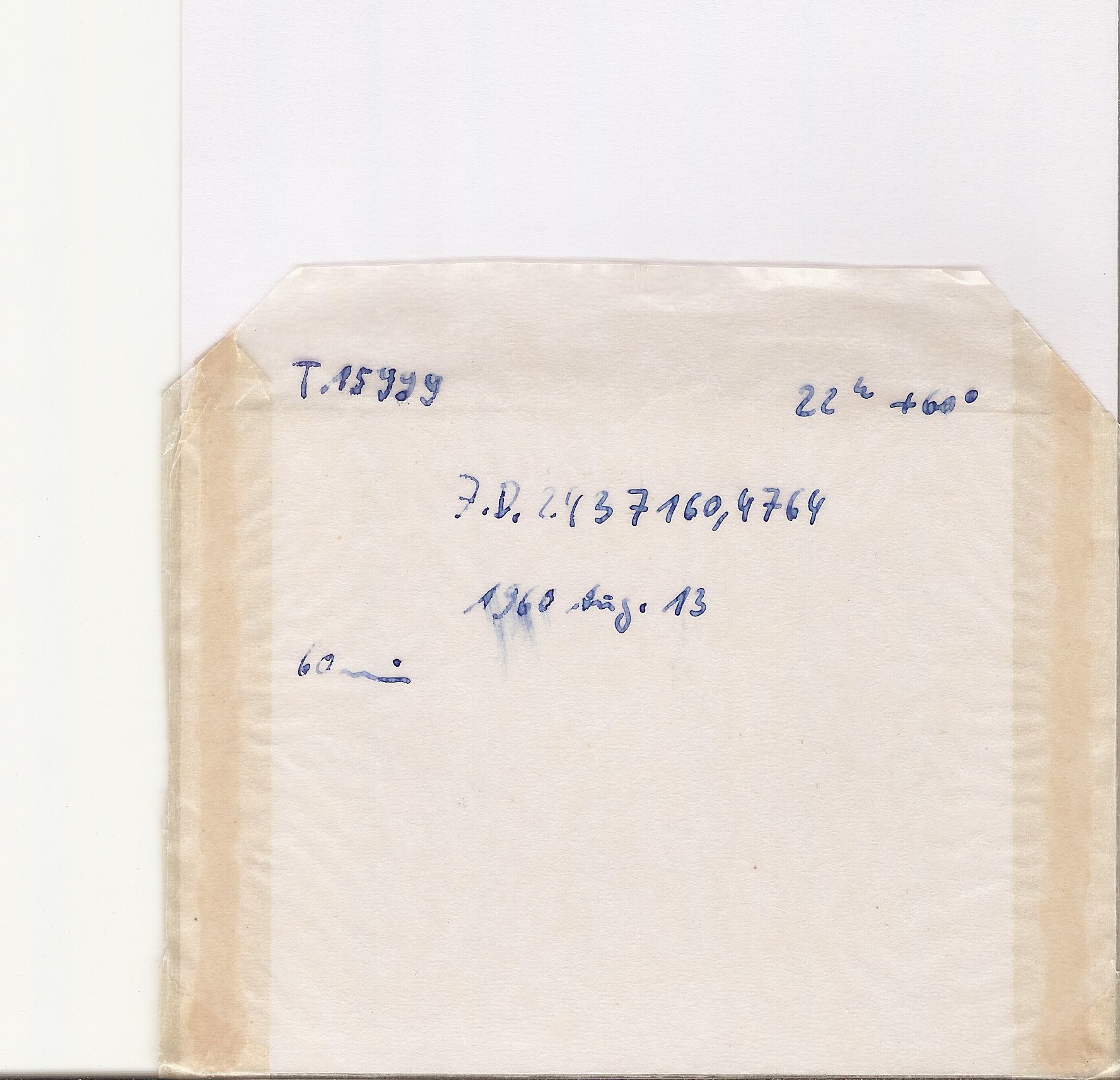 Plate envelope