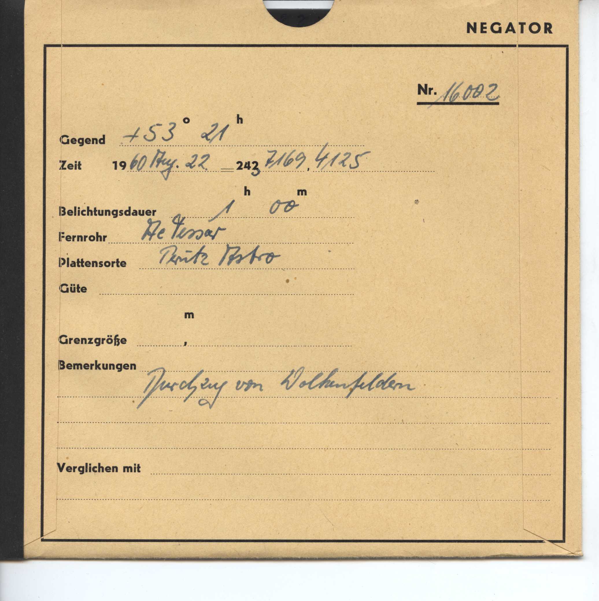Plate envelope
