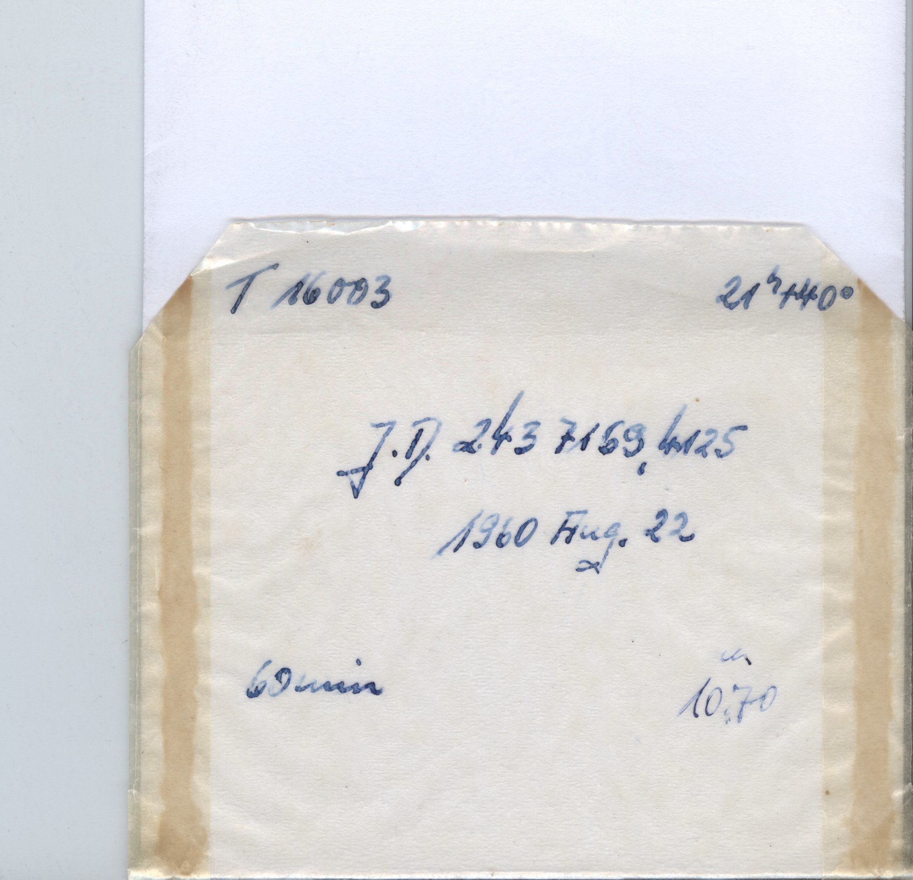 Plate envelope