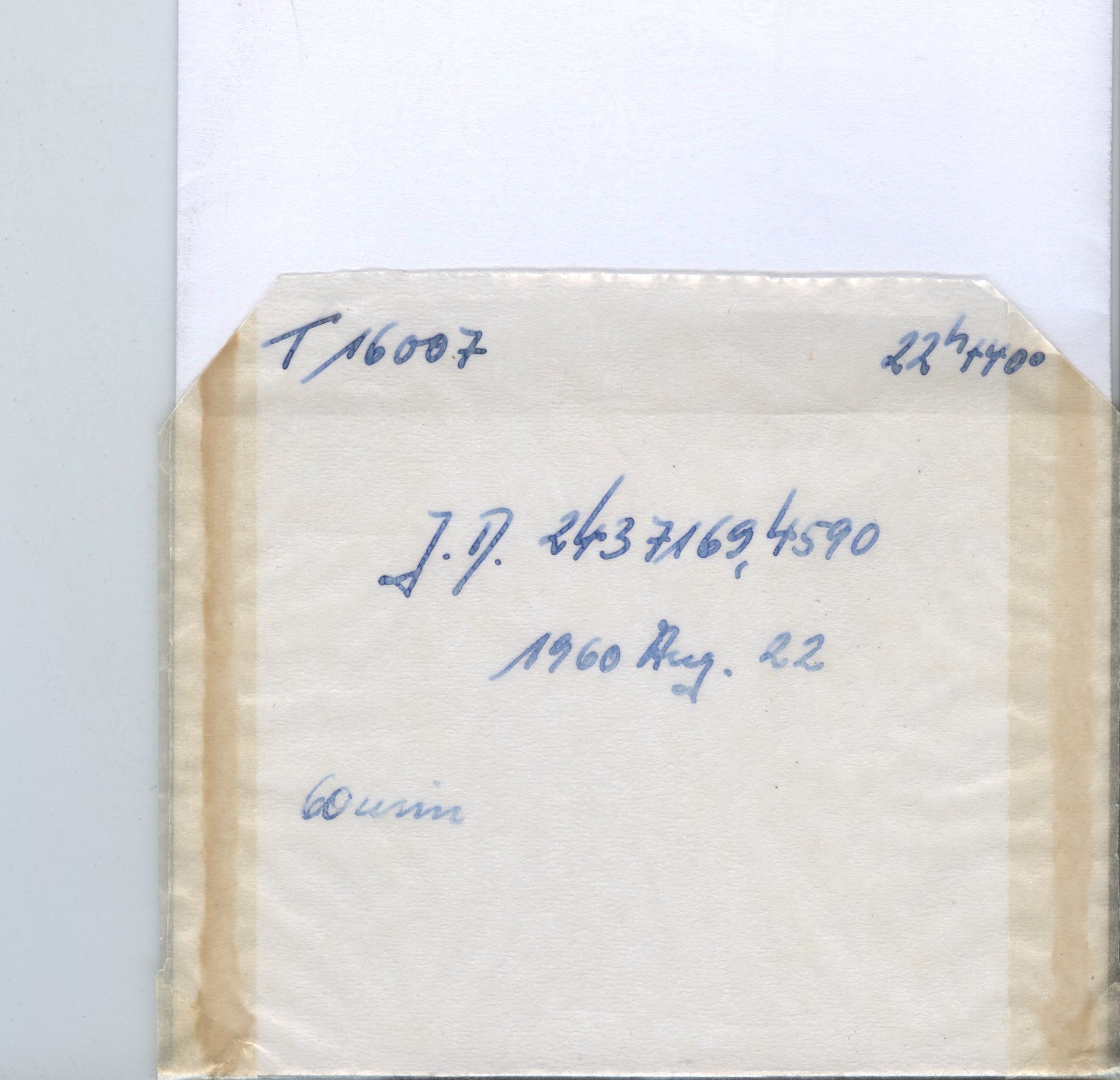 Plate envelope